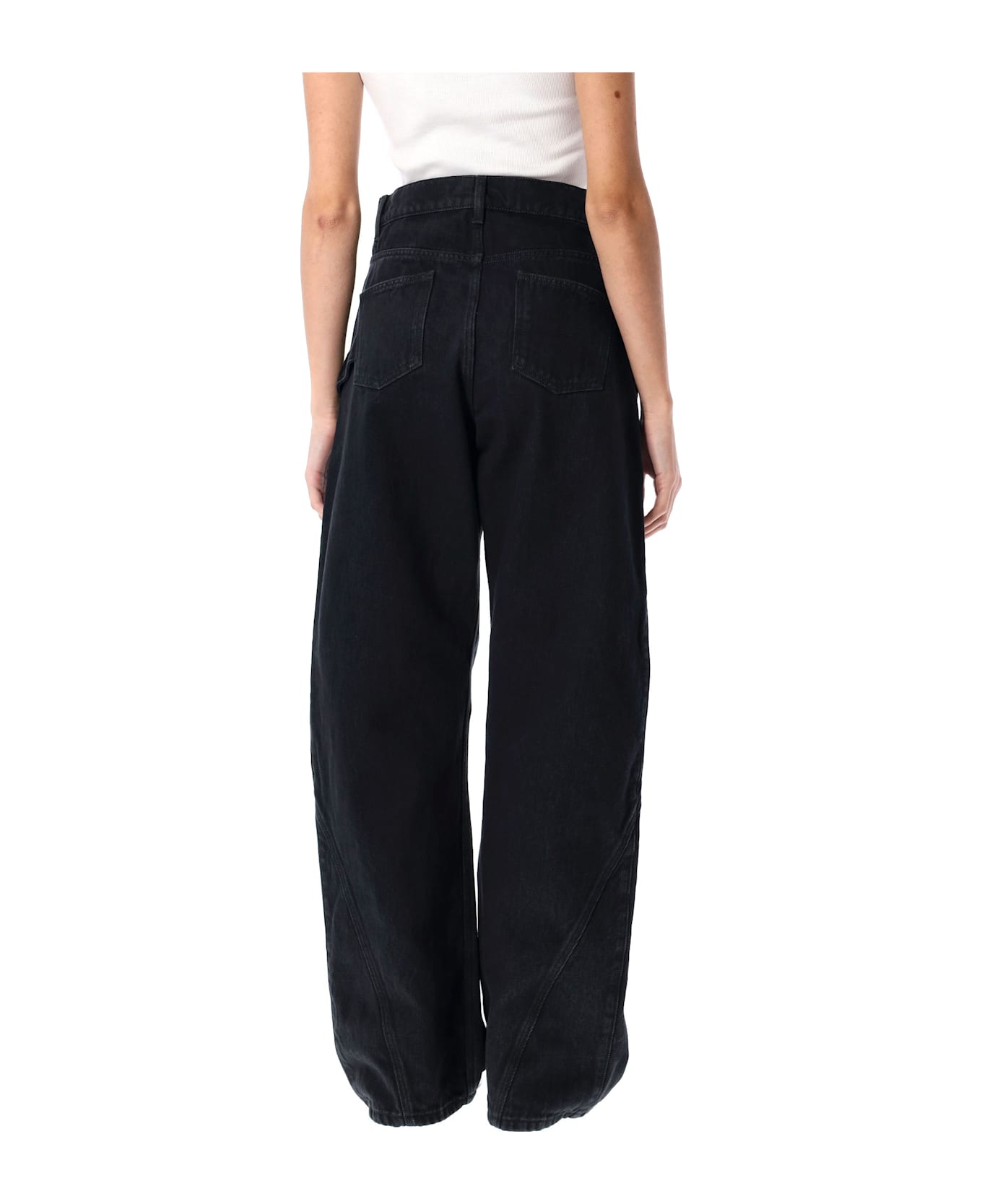 J.W. Anderson Twisted Denim - BLACK