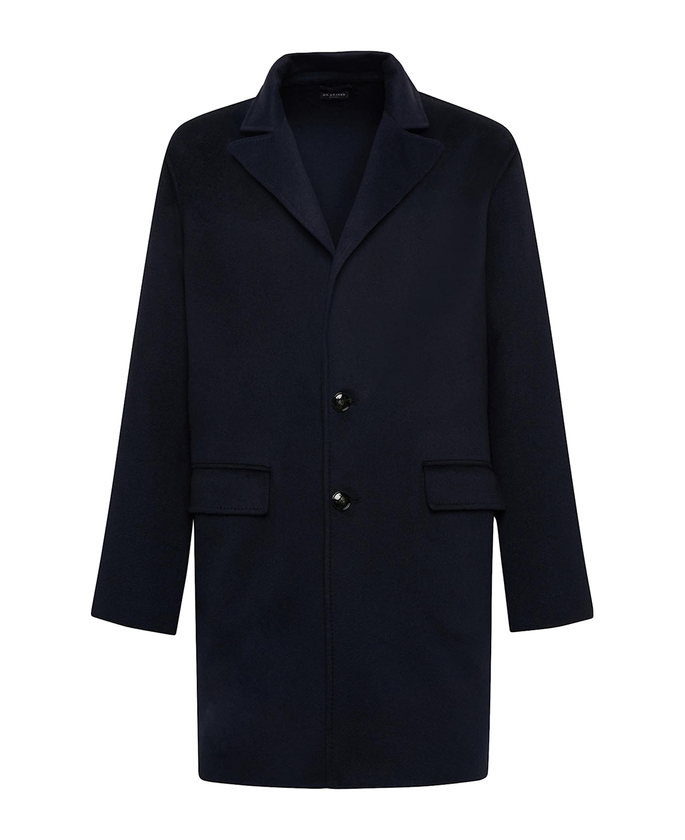 Kiton Outdoor Jacket Cashmere - NAVY BLUE コート