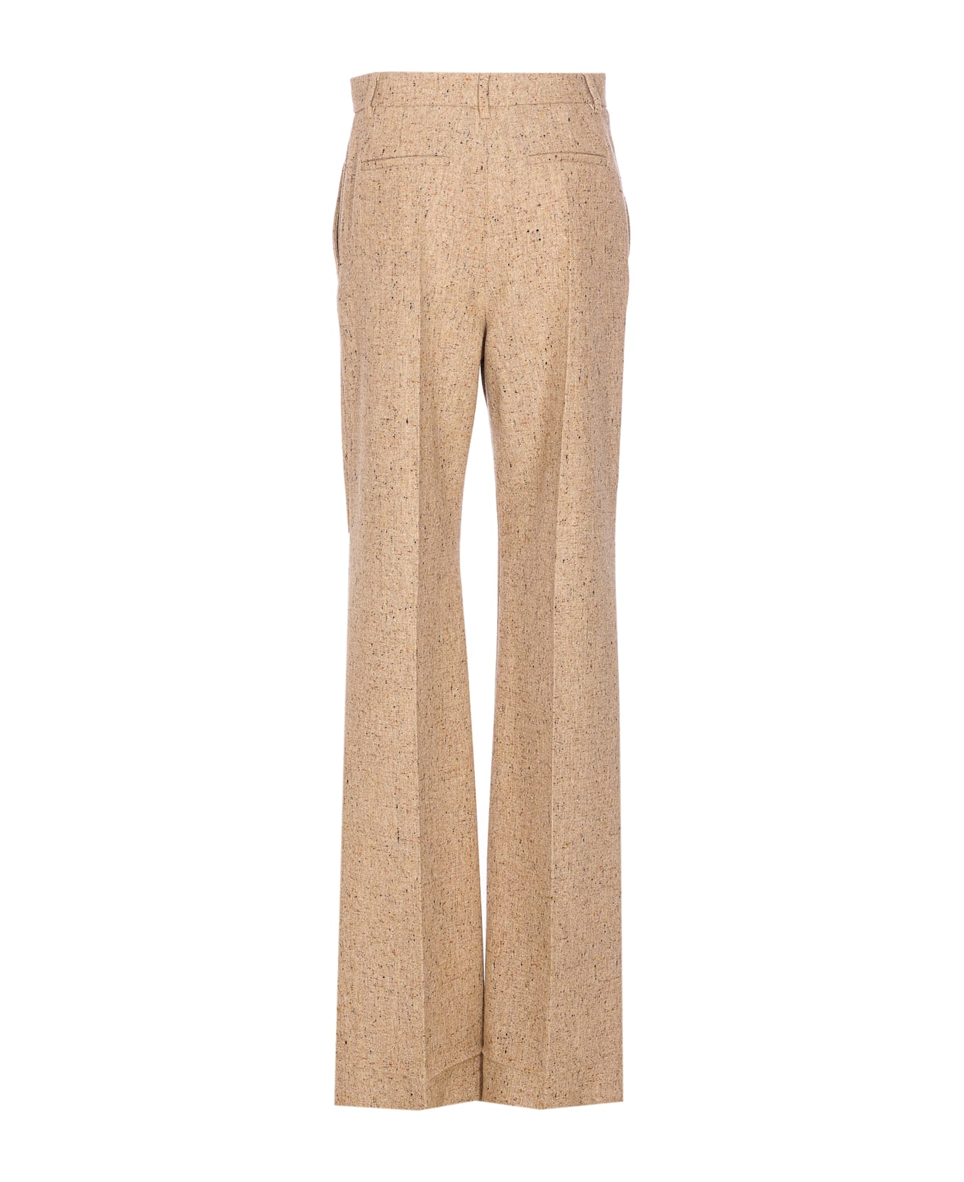 Valentino Garavani Bottonato Natte' Pants - Beige