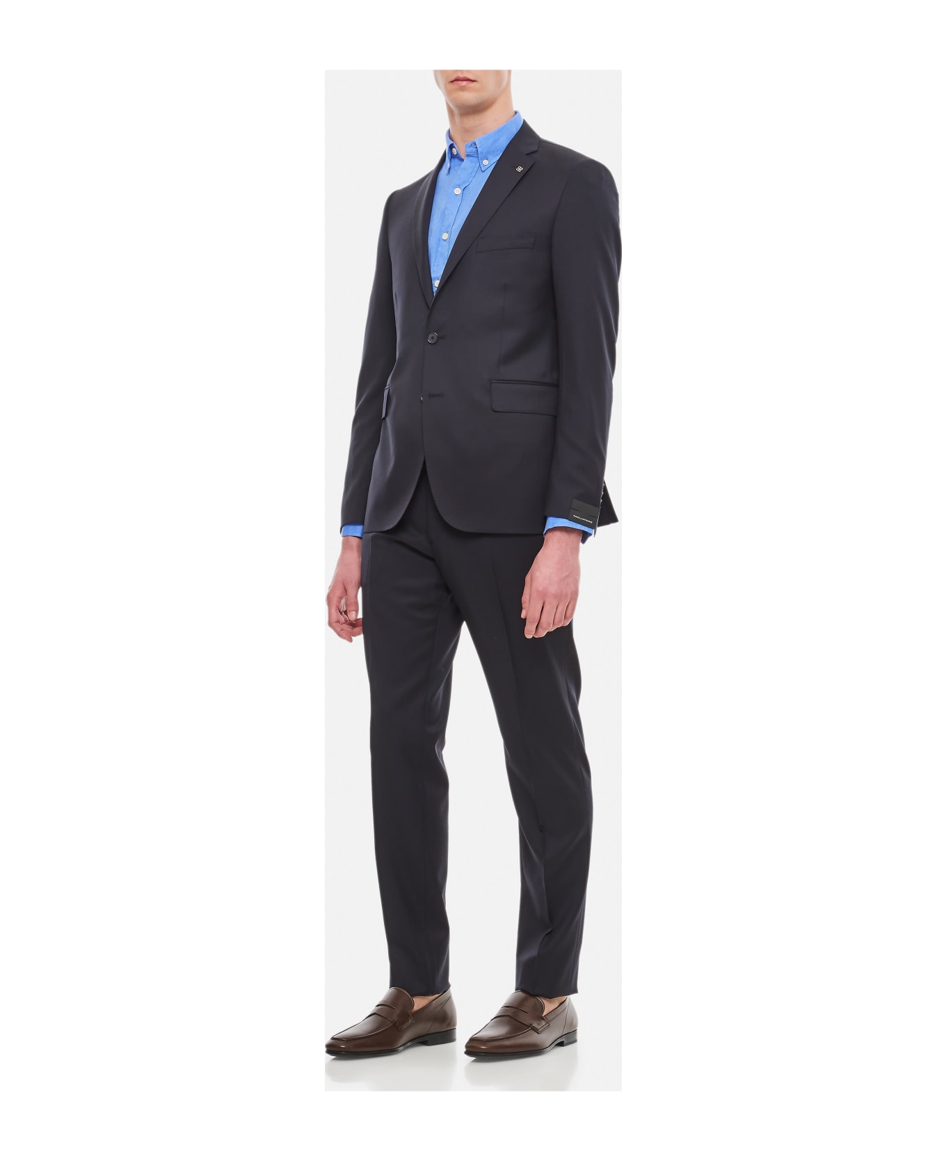 Tagliatore Cotton Dress Suit - Blue スーツ
