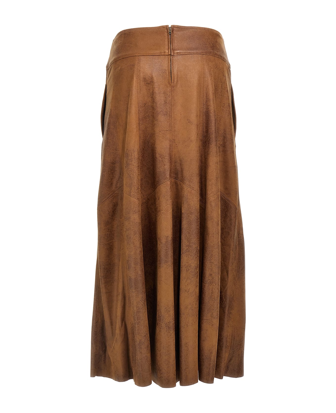 Isabel Marant Genevi Skirt - BUFF