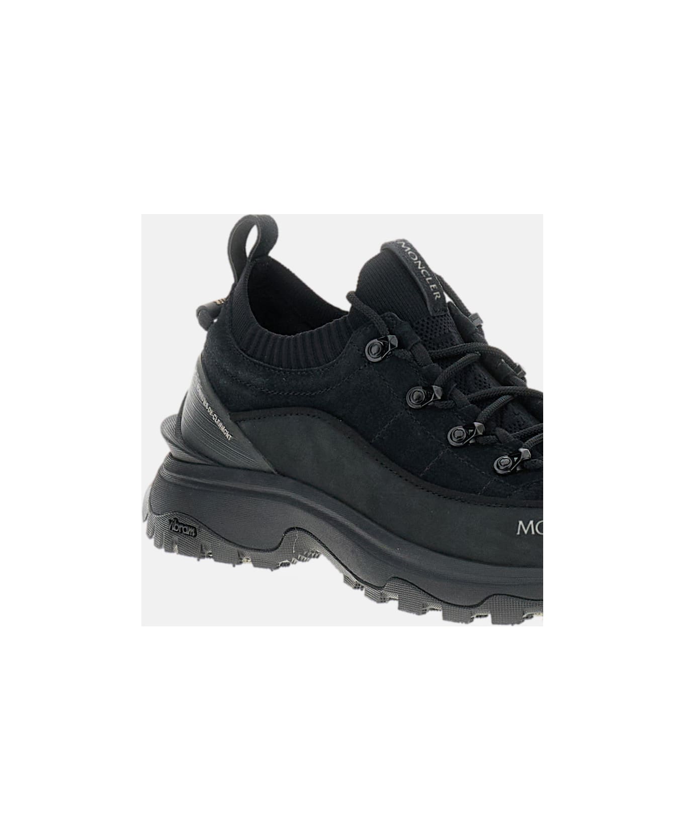 Moncler Trailgrip Lite3 Low Top Sneakers - Black