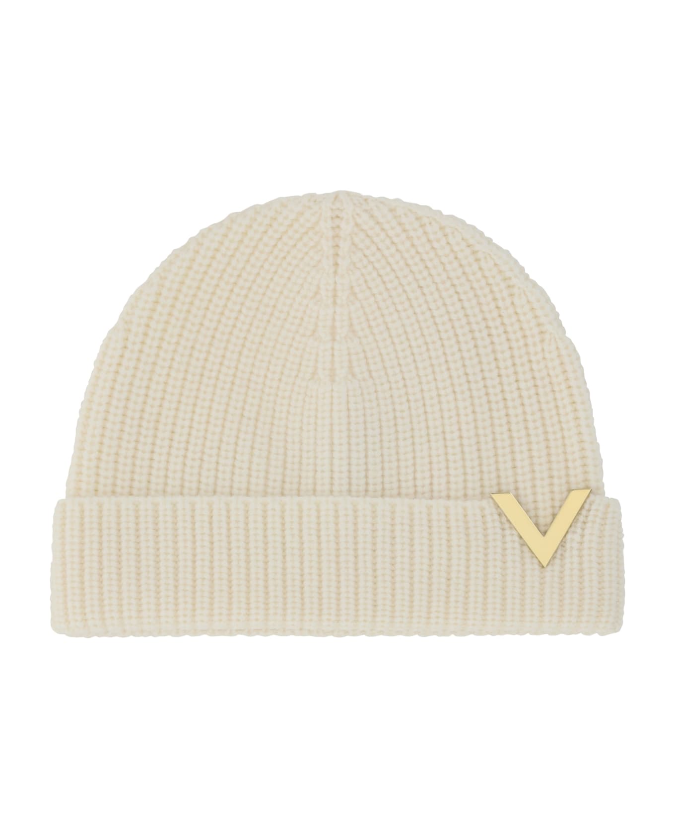 Valentino Garavani Beanie Hat - Avorio