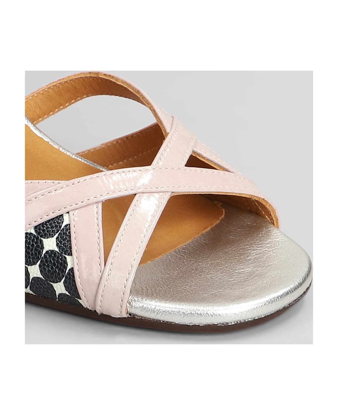 Chie Mihara Bemon Sandals In Rose-pink Leather - rose-pink