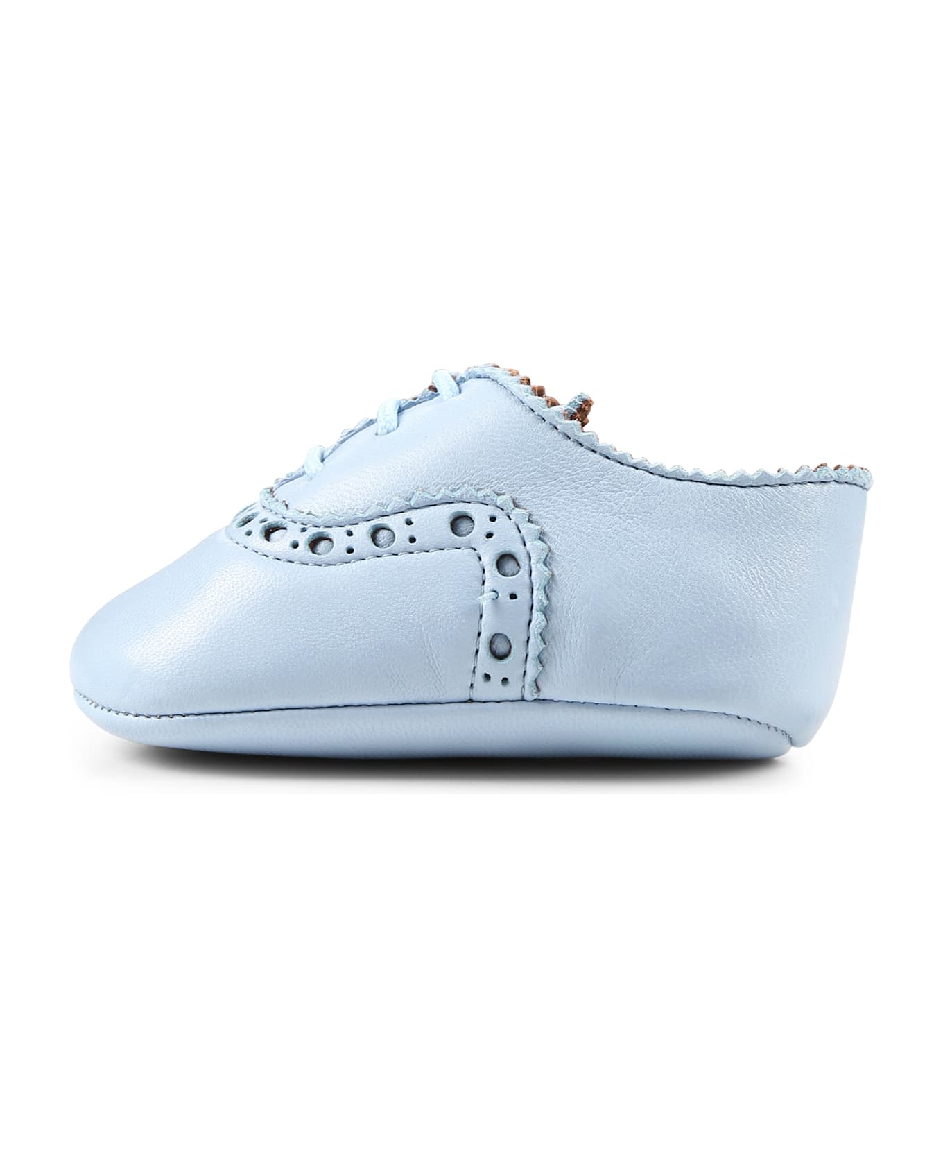 Pèpè Stringate Celesti Per Neonato - Light Blue シューズ