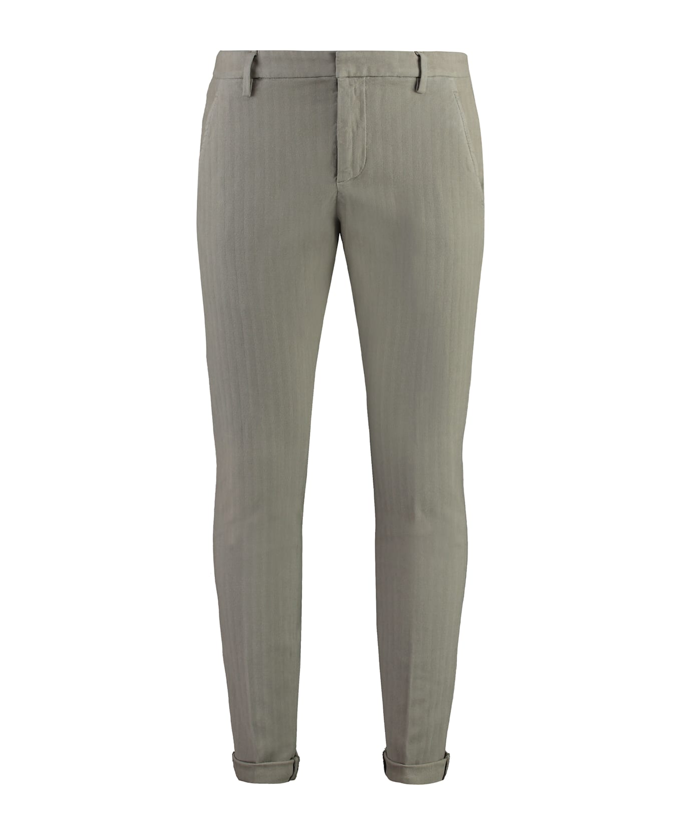 Dondup Gaubert Cotton Chino Trousers - grey