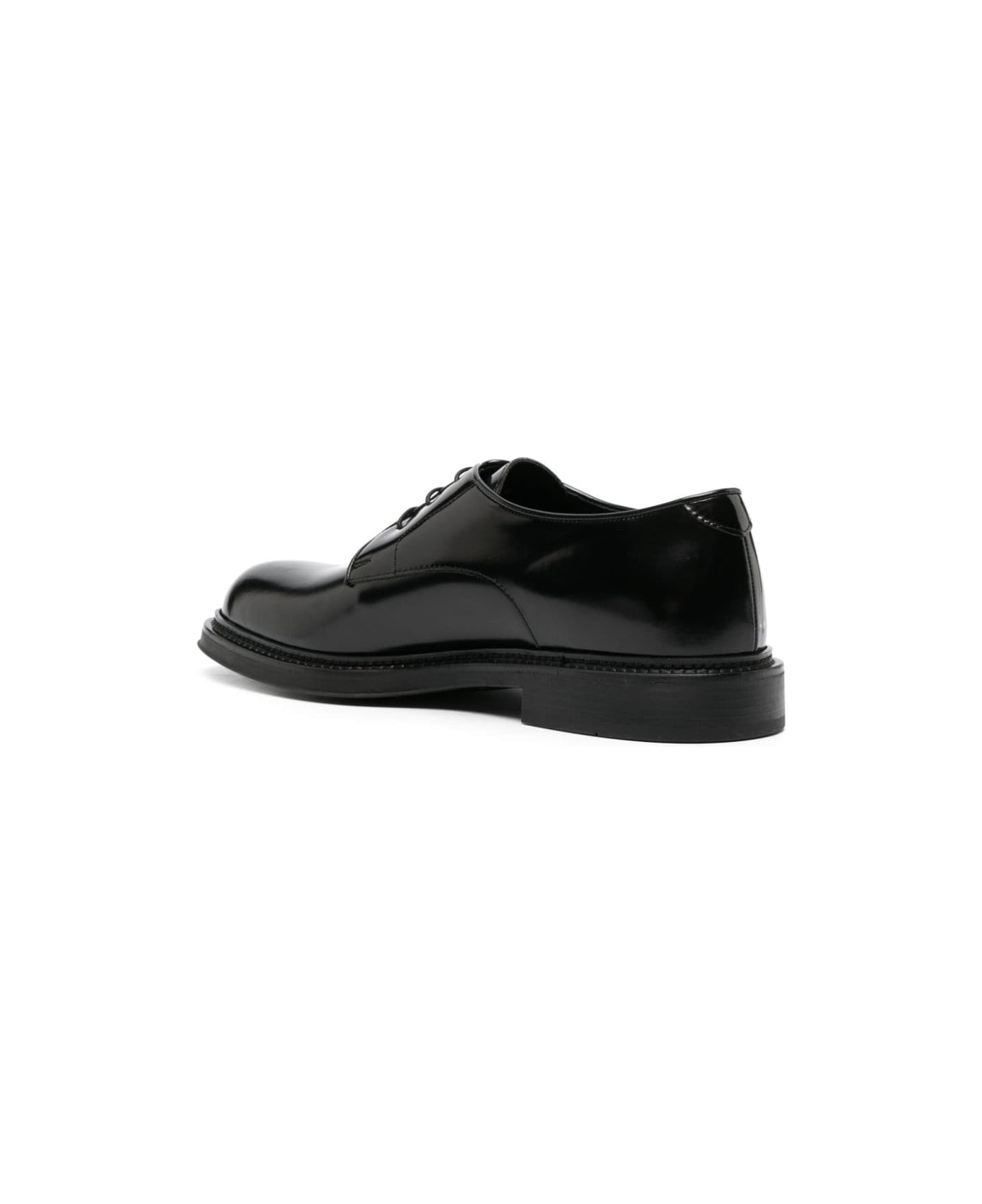 Emporio Armani Lace Up Shoes - Black