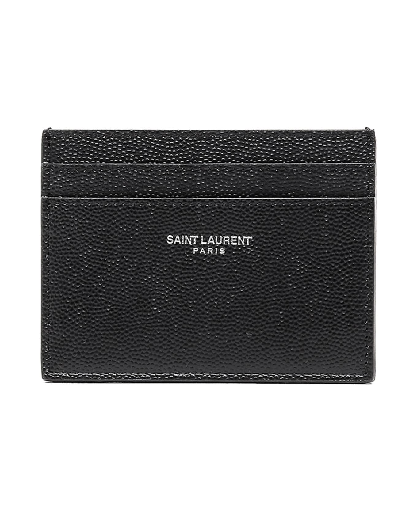 Saint Laurent Logo Card Holder - Nero 財布