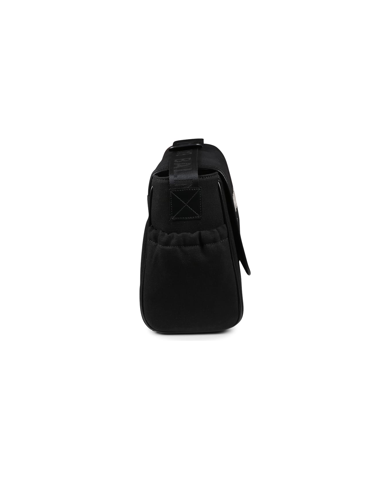 Balmain Black Changing Bag For Babykids With Beige Logo - Black