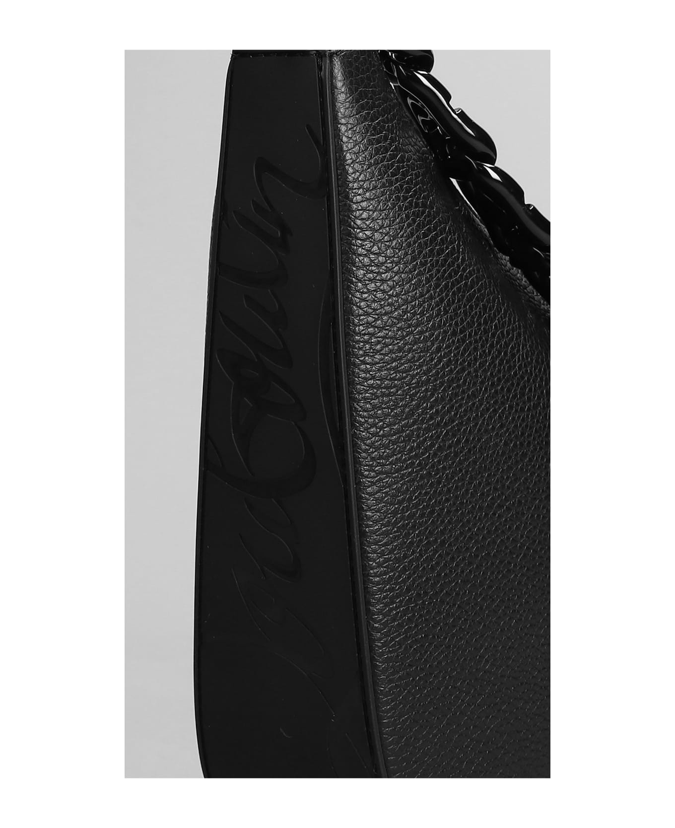 Christian Louboutin Loubila Chain Shoulder Bag In Black Leather - black