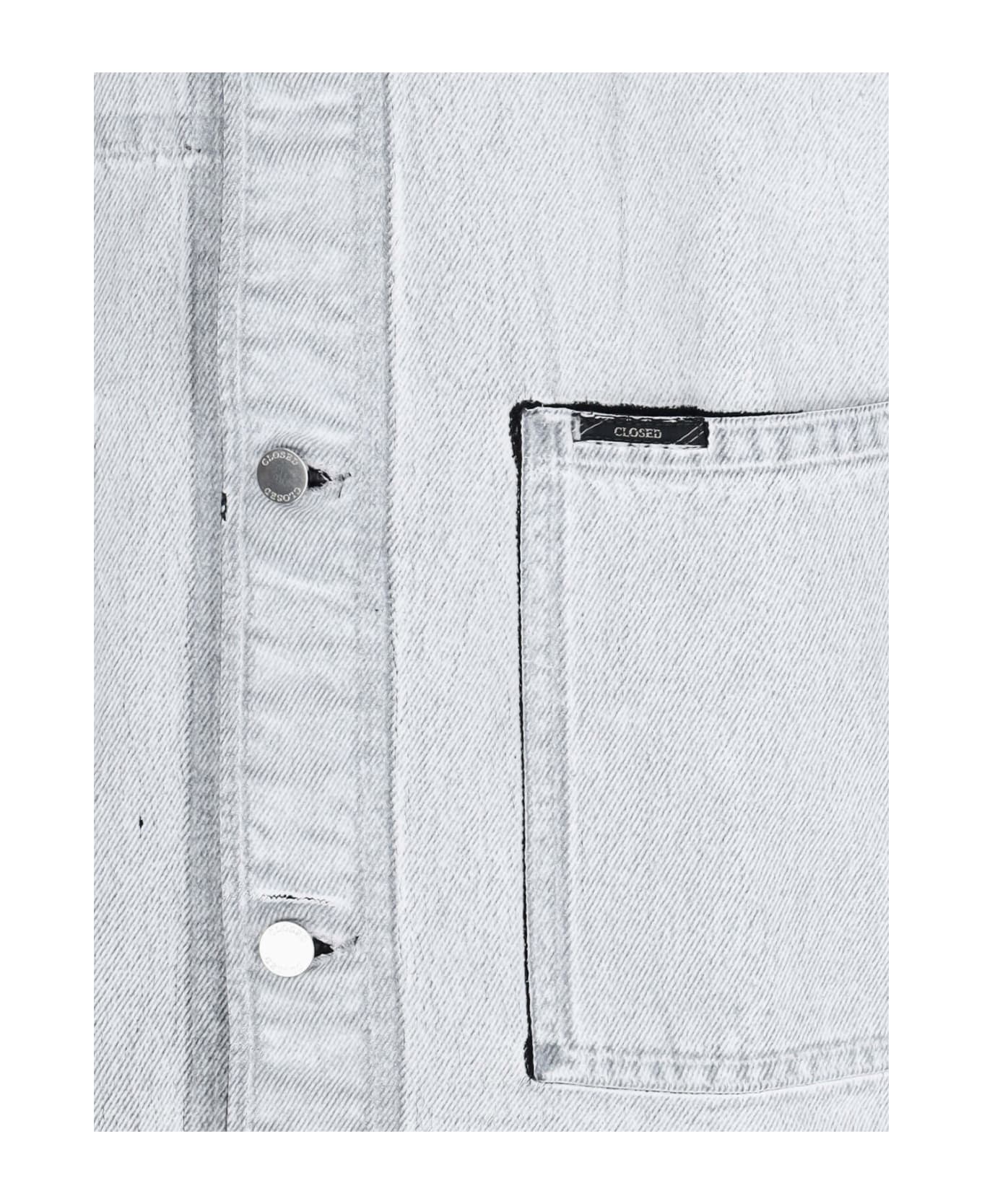 Closed Reversible Denim Jacket - Gray