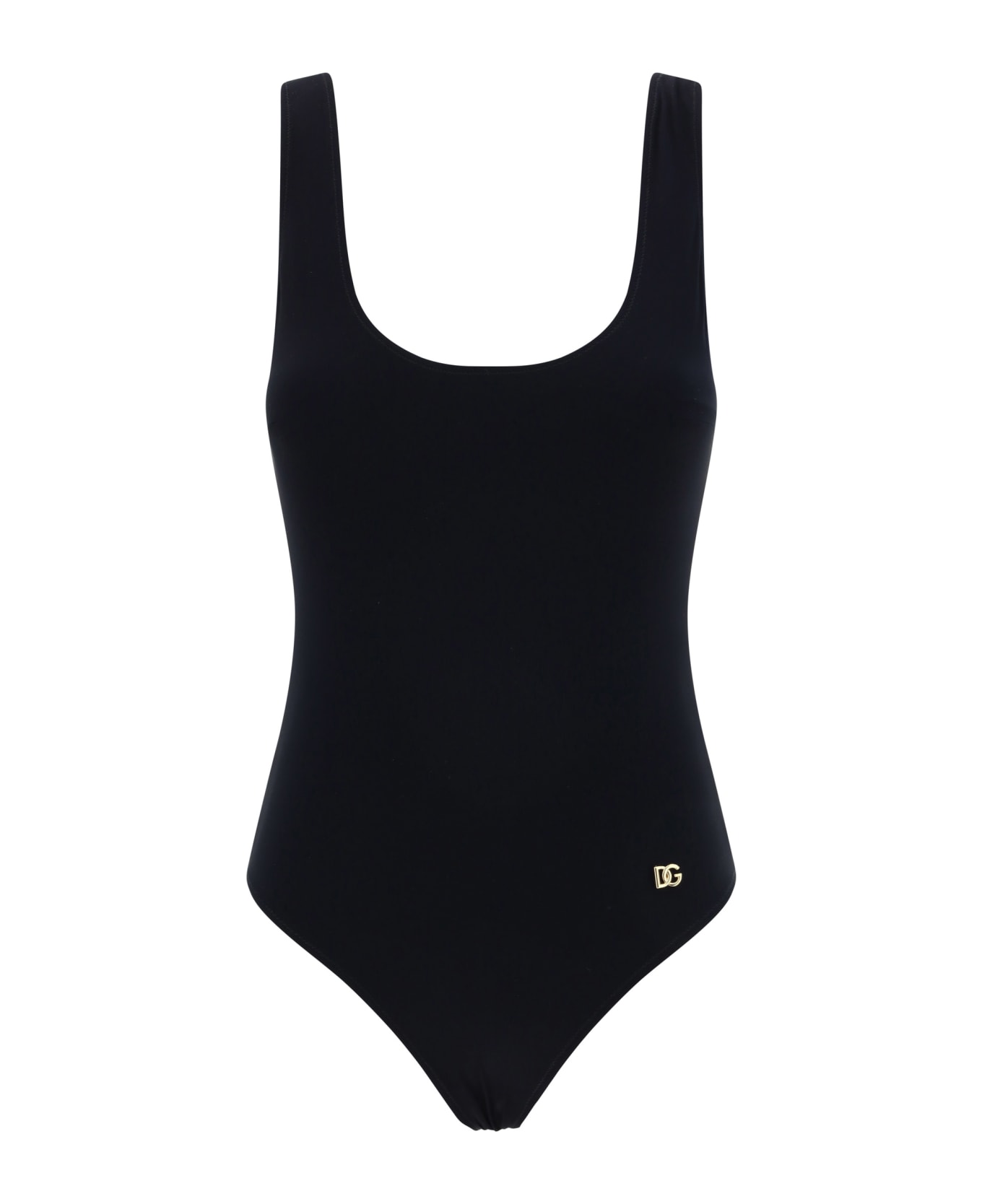 Dolce & Gabbana Olympic One-piece Swimsuit - Nero