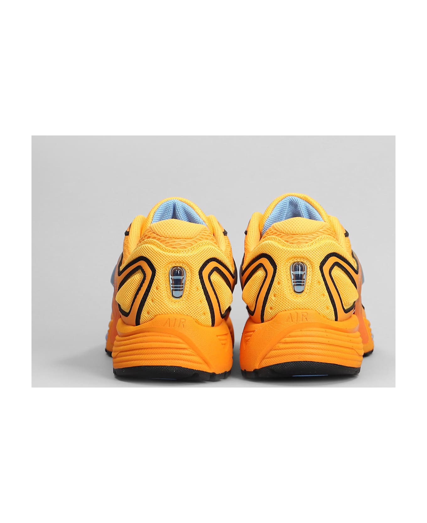 Nike Air Pegasus Wave Sneakers In Orange Leather And Fabric - orange