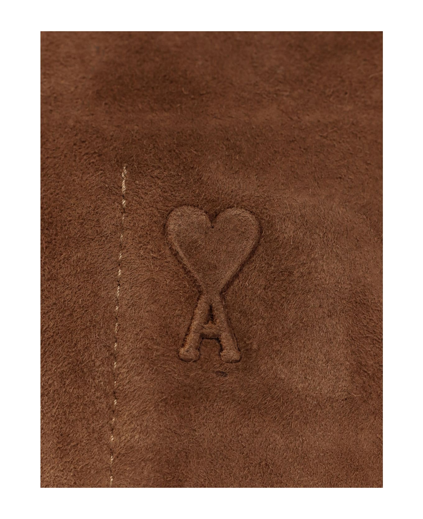 Ami Alexandre Mattiussi Suede Jacket - Brown