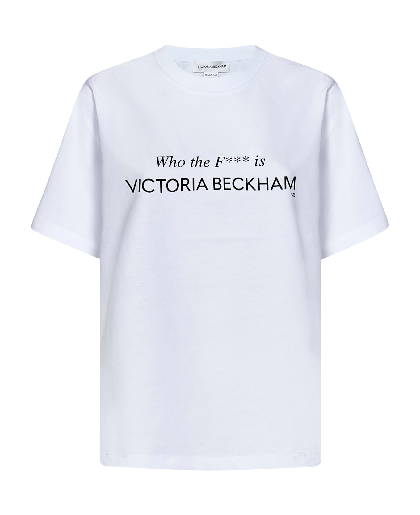 Victoria Beckham 'who The F*** Is ' T-shirt - White