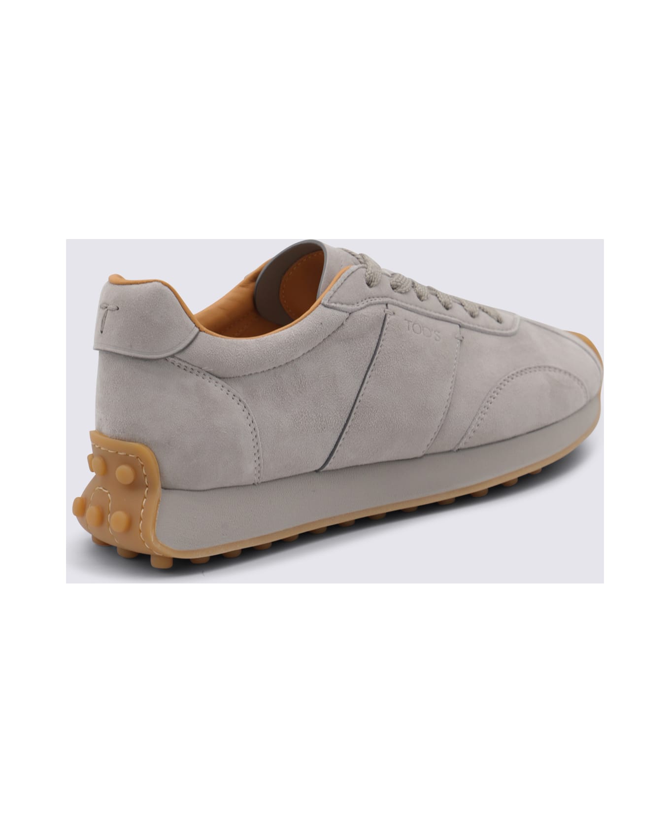 Tod
s Light Grey Leather Sneakers - ALTRAVERSIONE