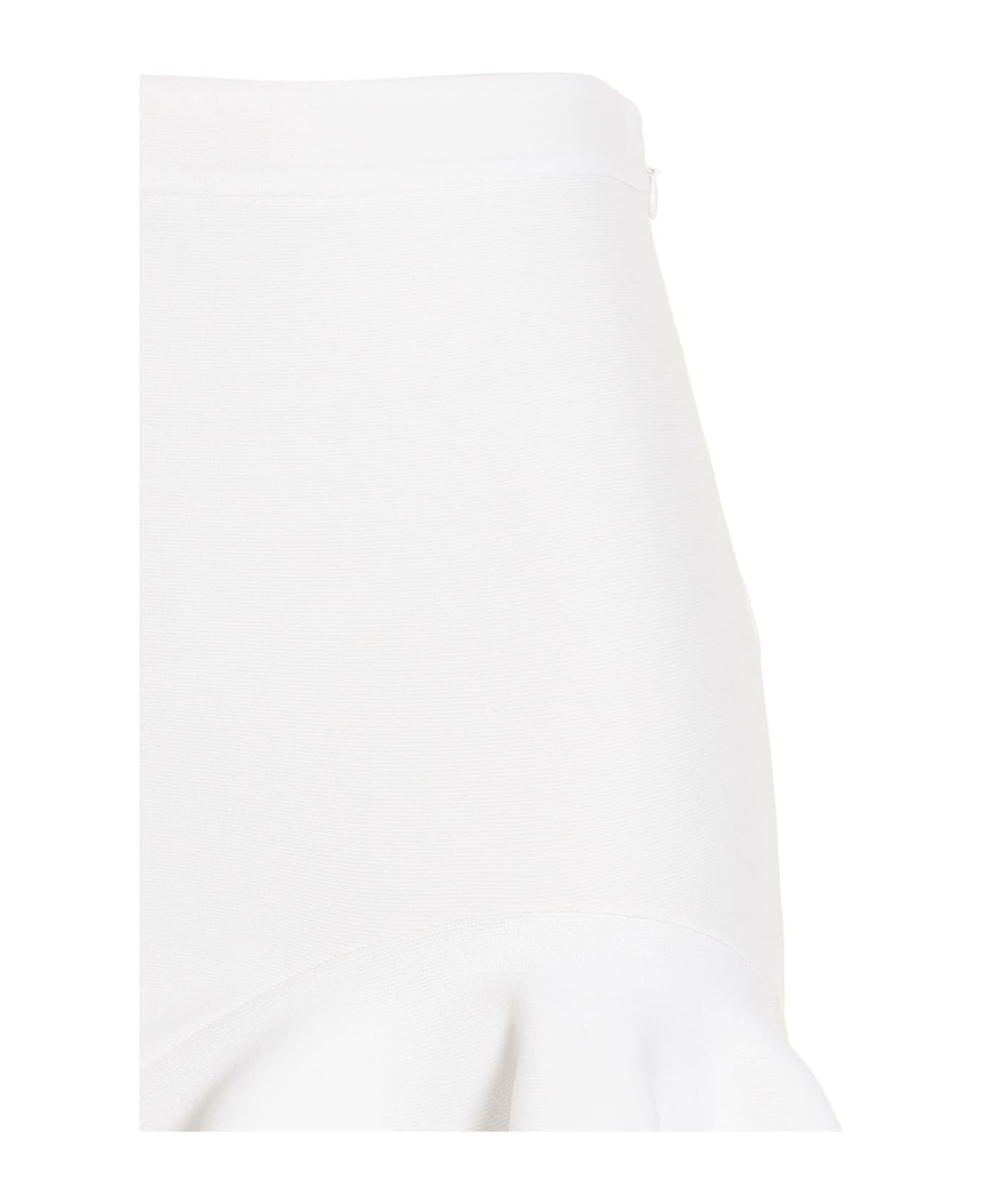 Alexander McQueen 'ruffle' Skirt - White