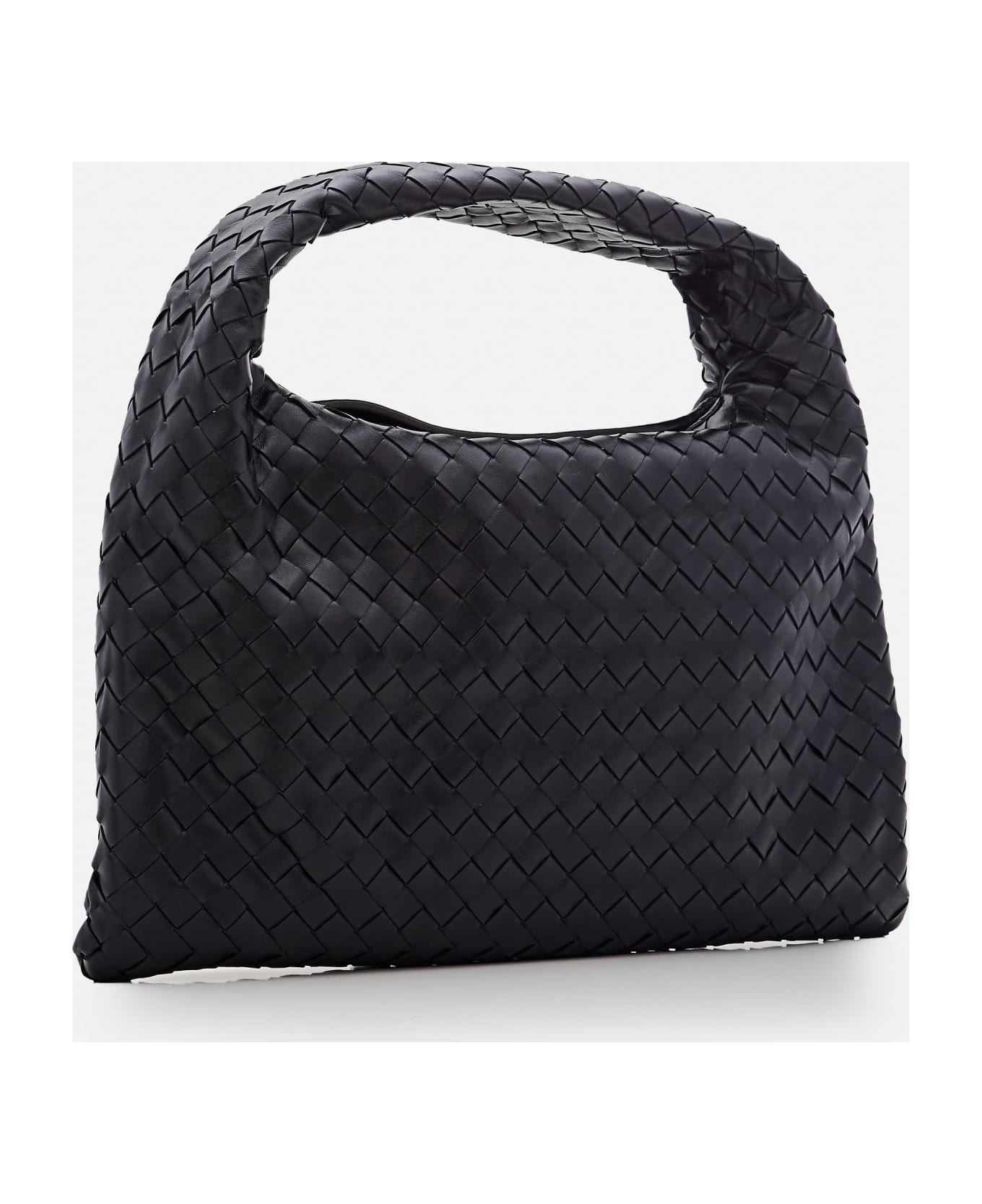 Bottega Veneta Small Hop Hobo Shoulder Bag - BLACKMBRASS