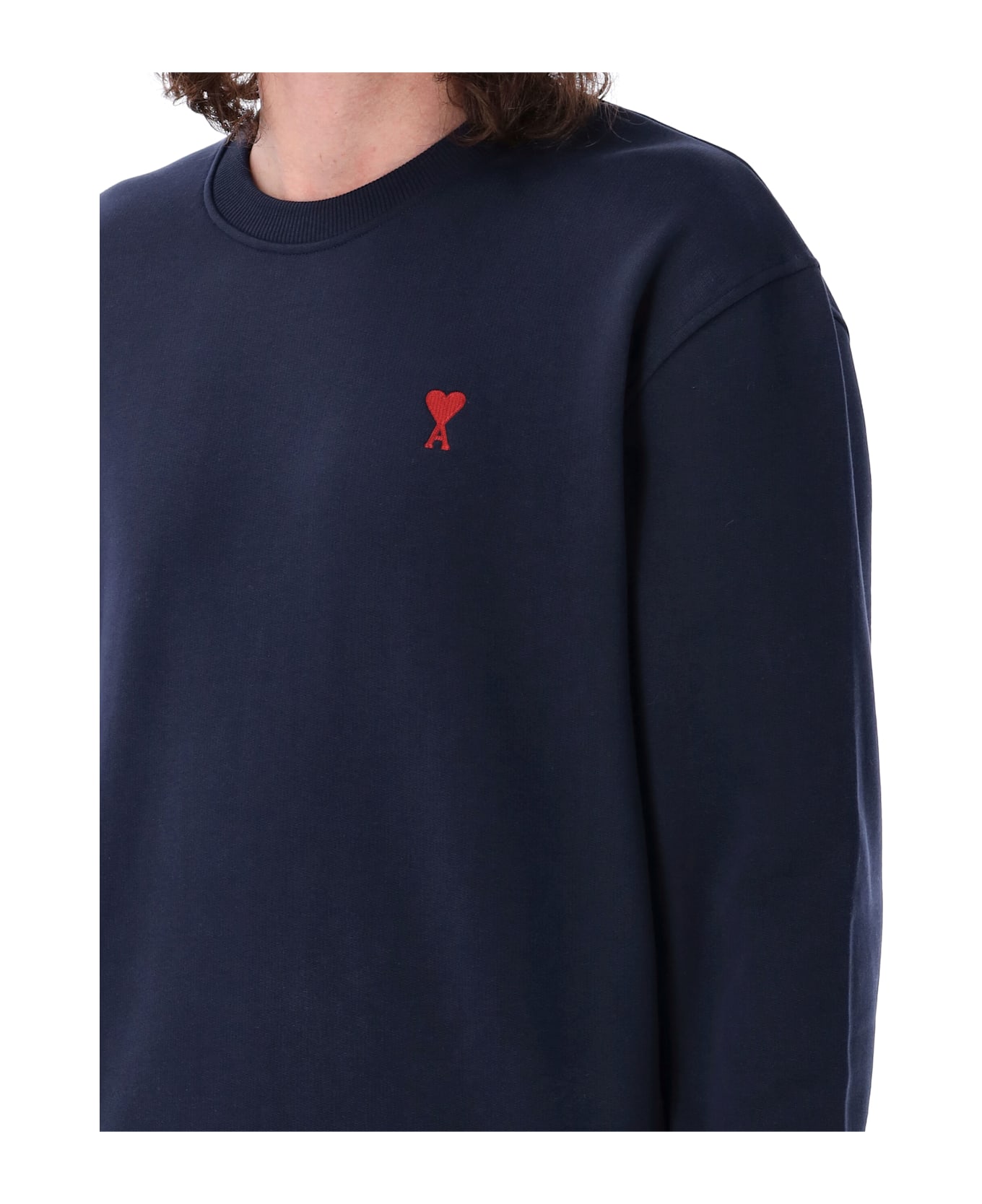 Ami Alexandre Mattiussi Ami De Coeur Sweatshirt - NAVY