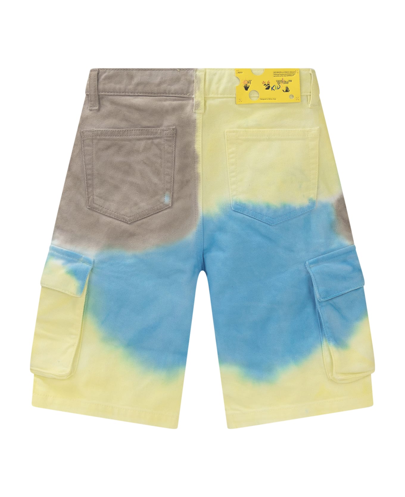 Off-White Tie-dye Cargo Shorts - SPRAYED WH