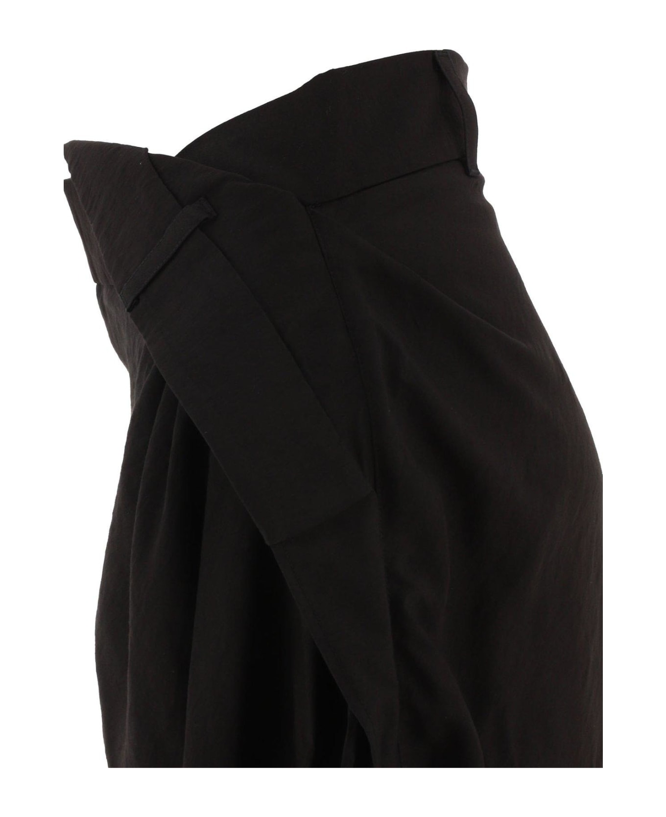 Jacquemus La Jupe Saudade Draped Skirt - Black