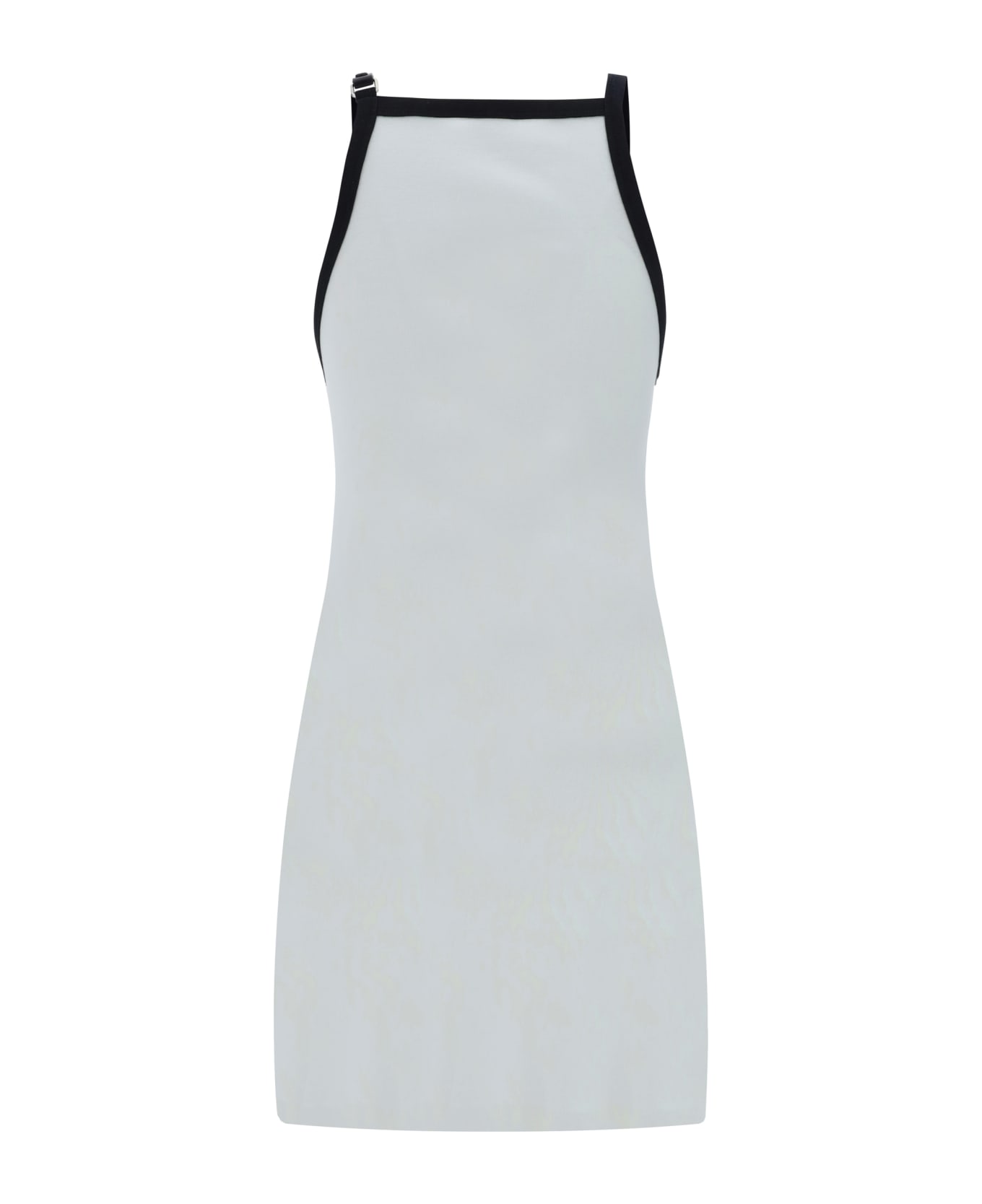 Courrèges Mini Dress - Heritage White Black ワンピース＆ドレス