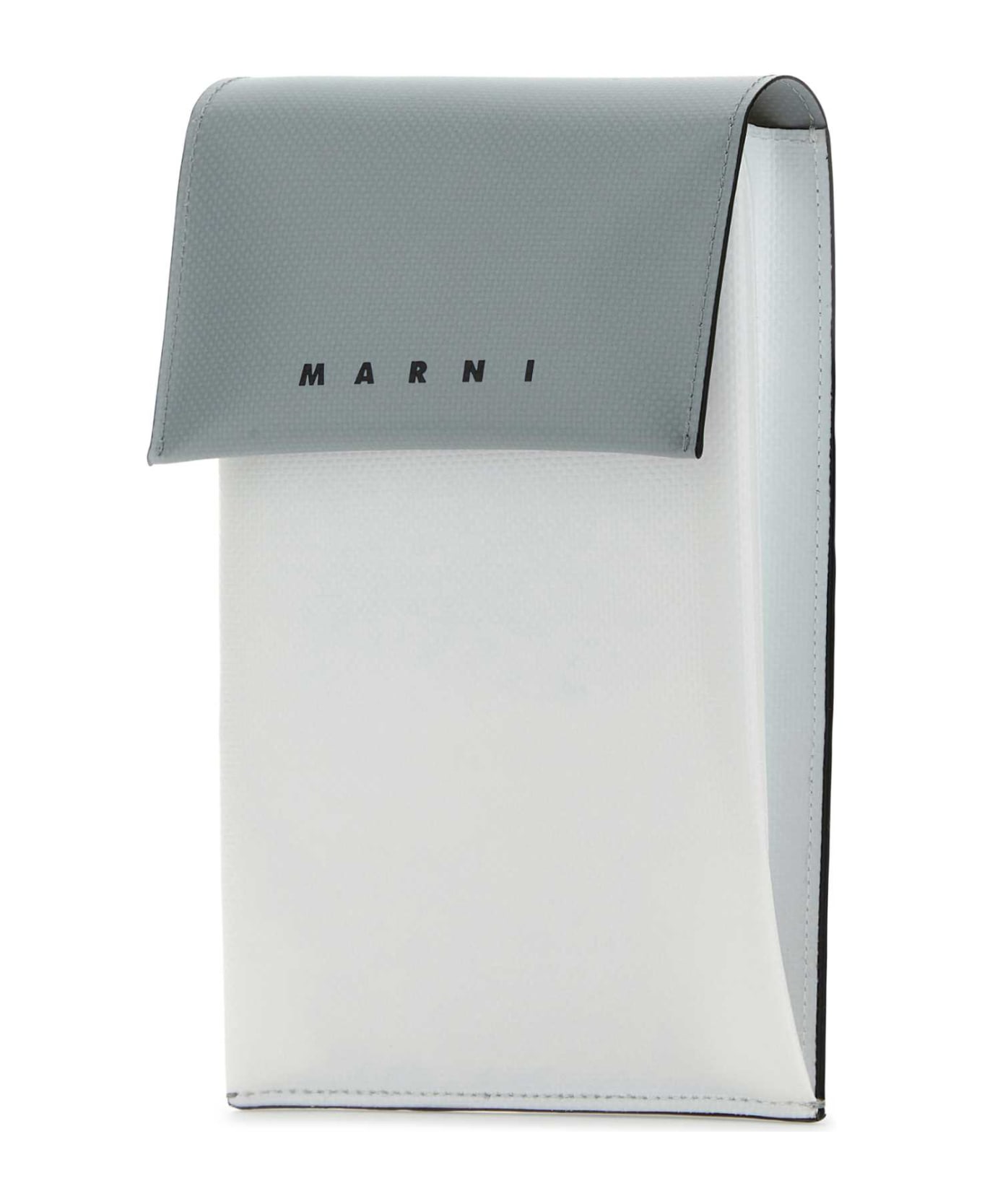 Marni Two-tone Polyester Phone Case - ANTIQUESILVERSILKWHITE デジタルアクセサリー