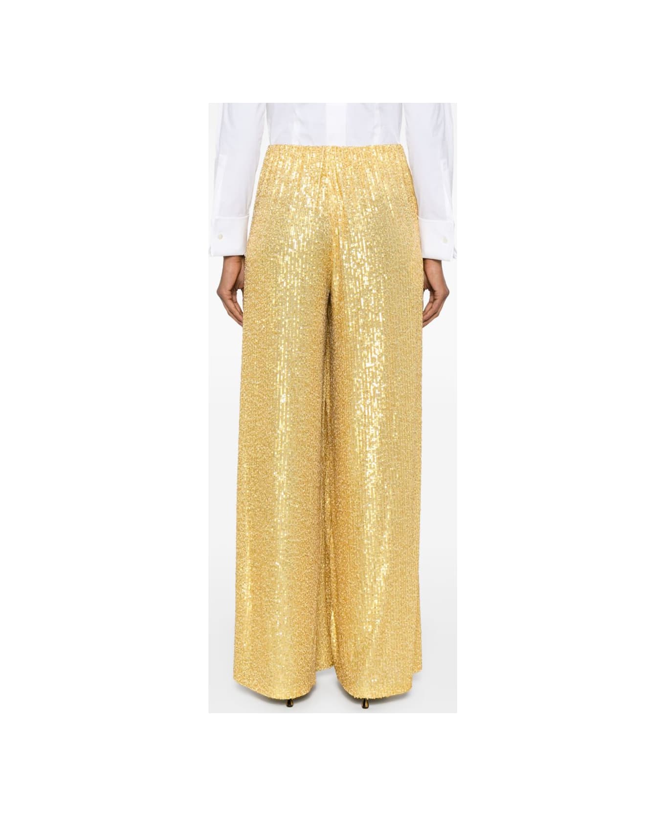 Norma Kamali Wide-leg Trousers - Yellow