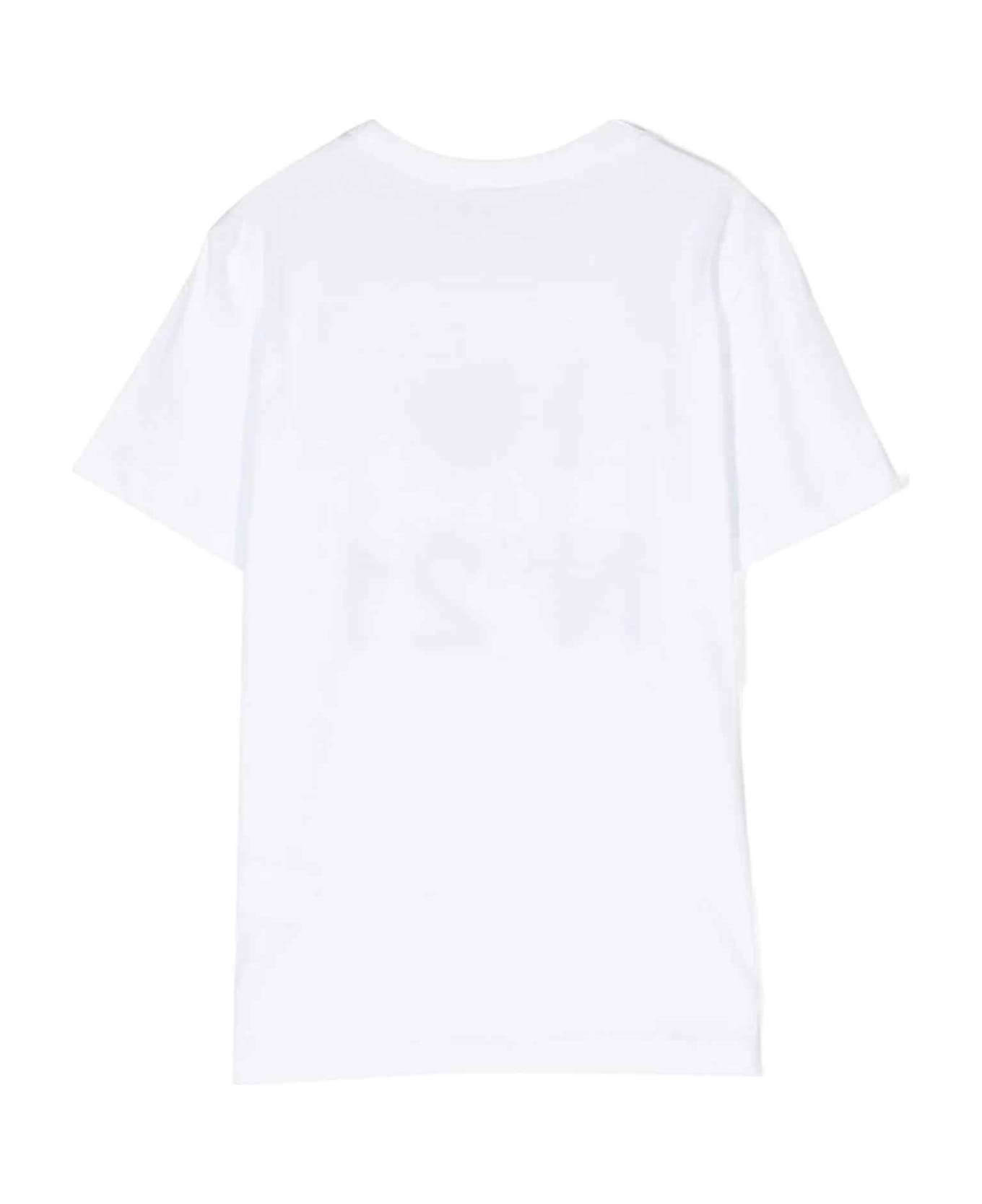 N.21 White T-shirt Girl Nº21 Kids - Bianco