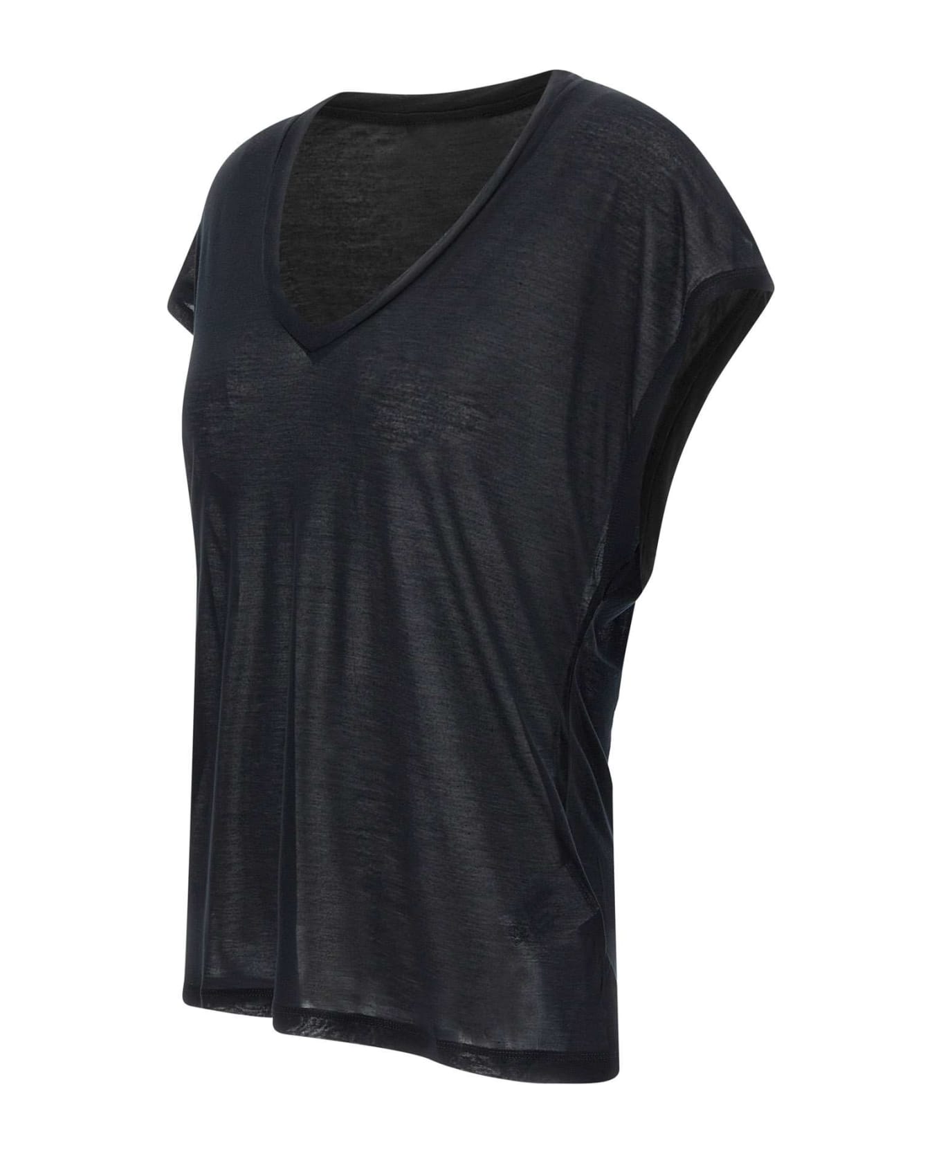Dondup Modal T-shirt T-shirt - BLACK Tシャツ