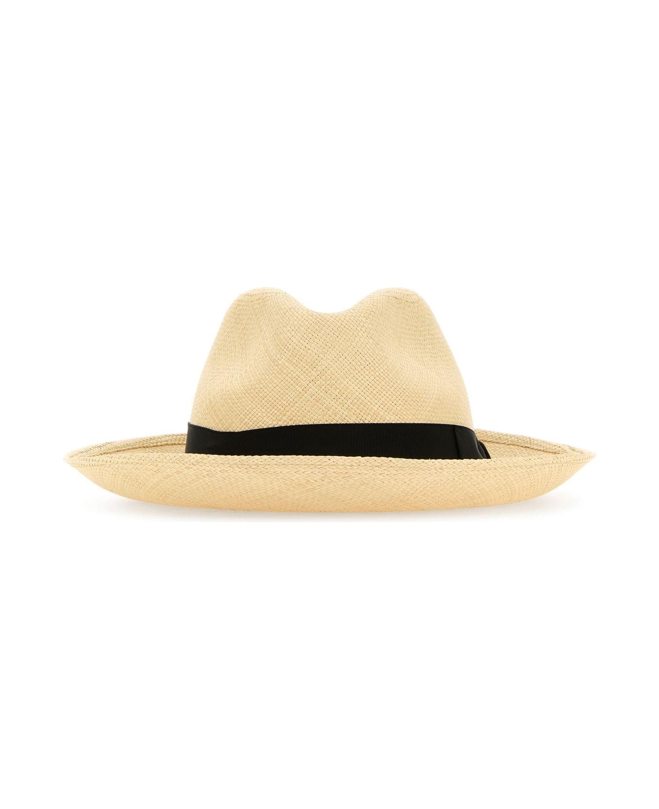 Borsalino Straw Hat - Black 帽子