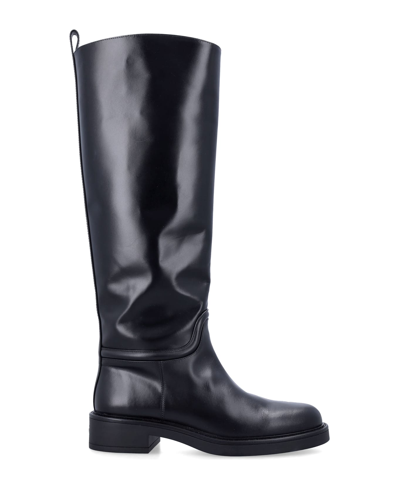 Stuart Weitzman Celia Riding Boots - BLACK