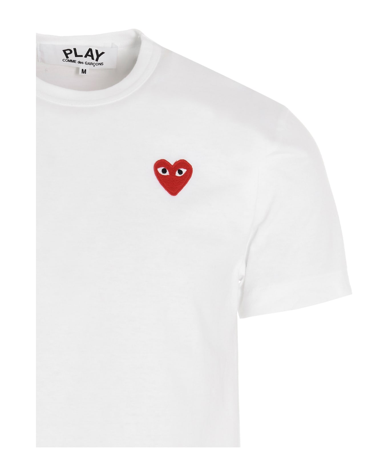 Comme des Garçons Play Logo Patch T-shirt - White