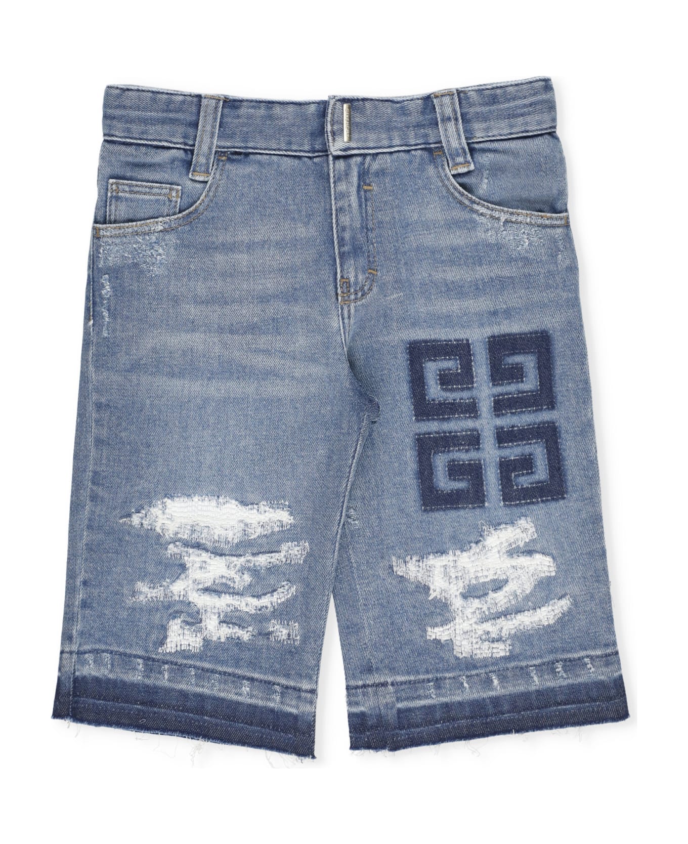 Givenchy daim Denim Shorts - Blue