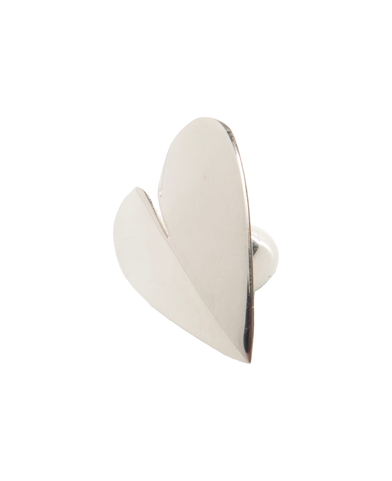 Alaia Le Coeur Torn Earrings - Silver