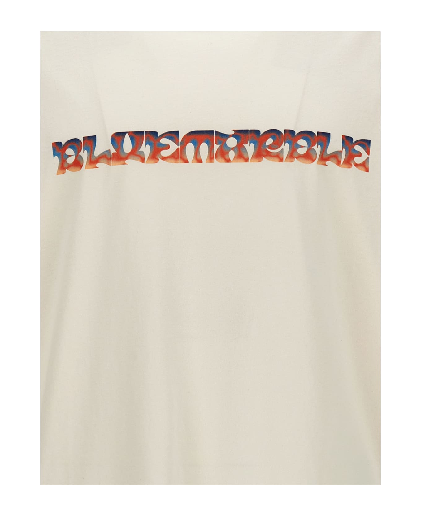 Bluemarble 'trippy Leaves' T-shirt - White フリース
