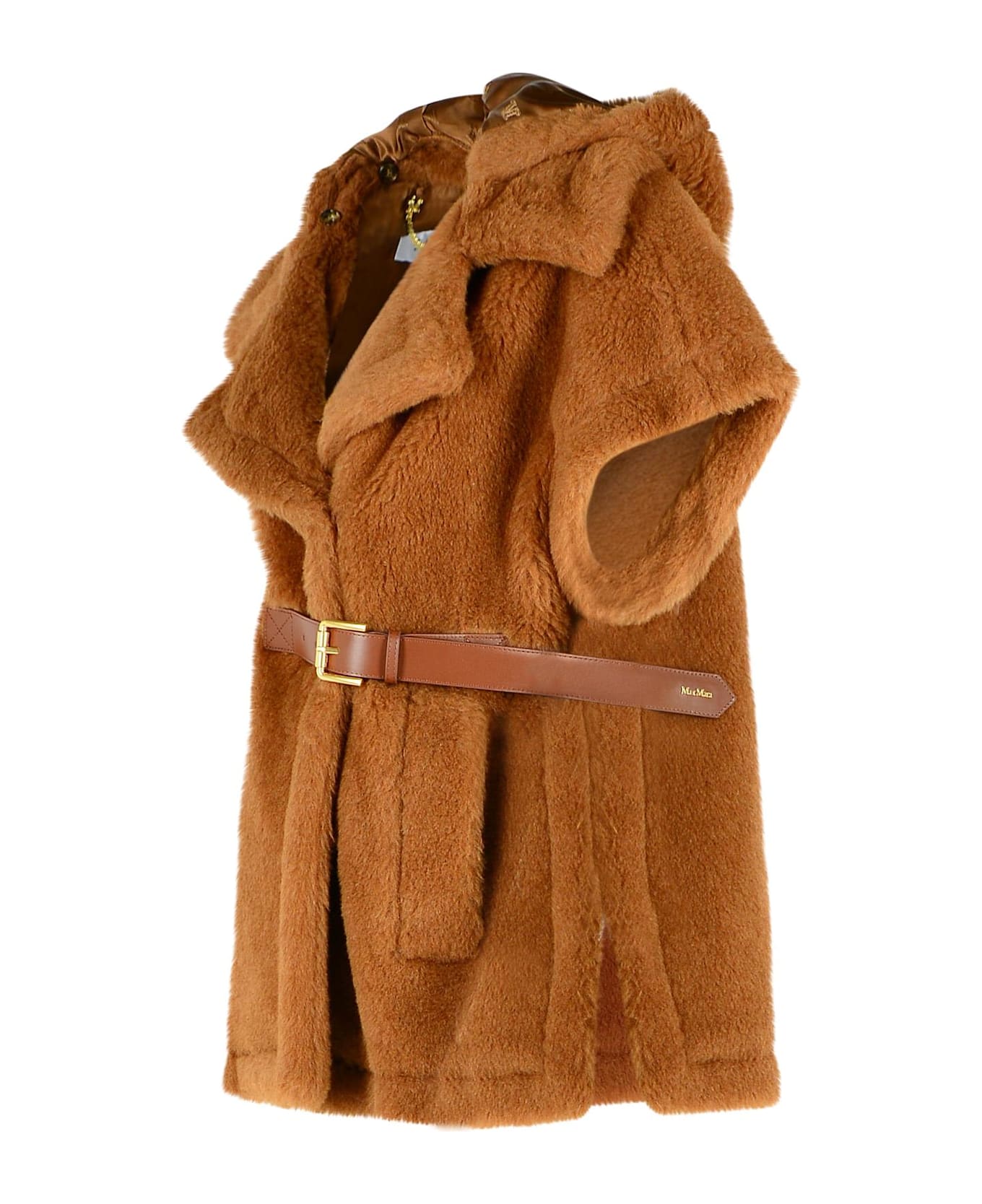 Max Mara 
lanoso
 Beige Alpaca Blend Cape - Camel