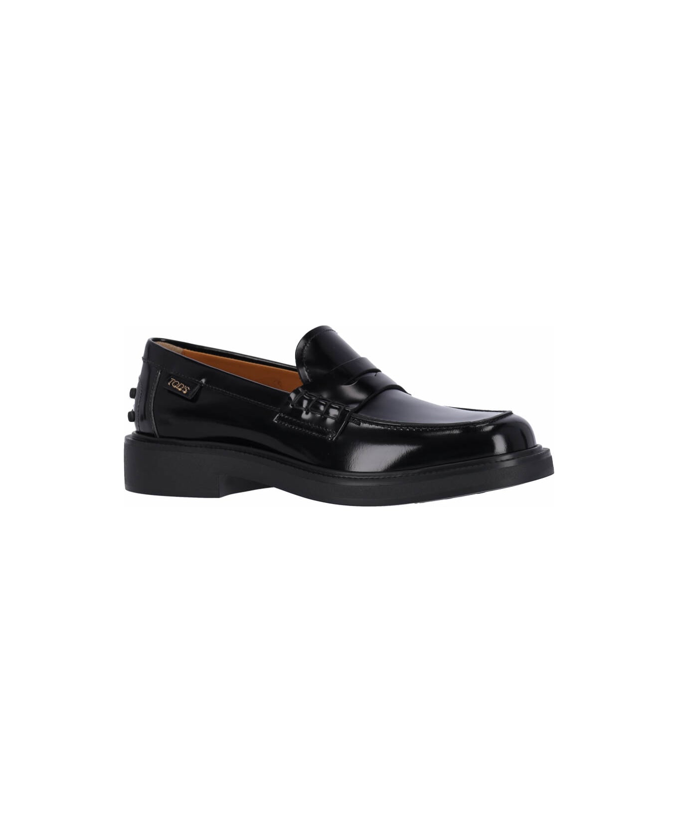 Tod's Logo Loafers - Nero