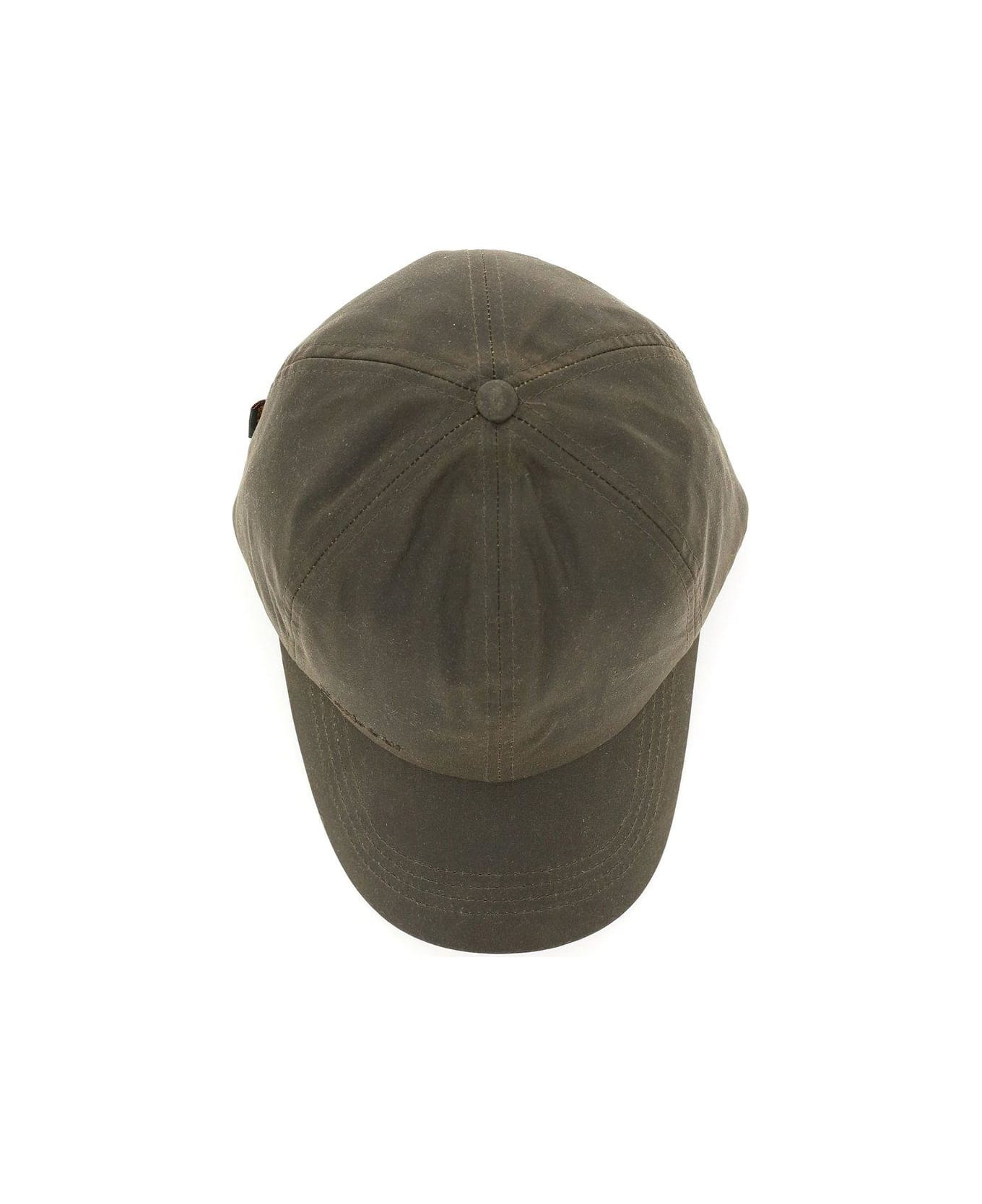 Barbour Curved Peak Baseball Cap - GREEN