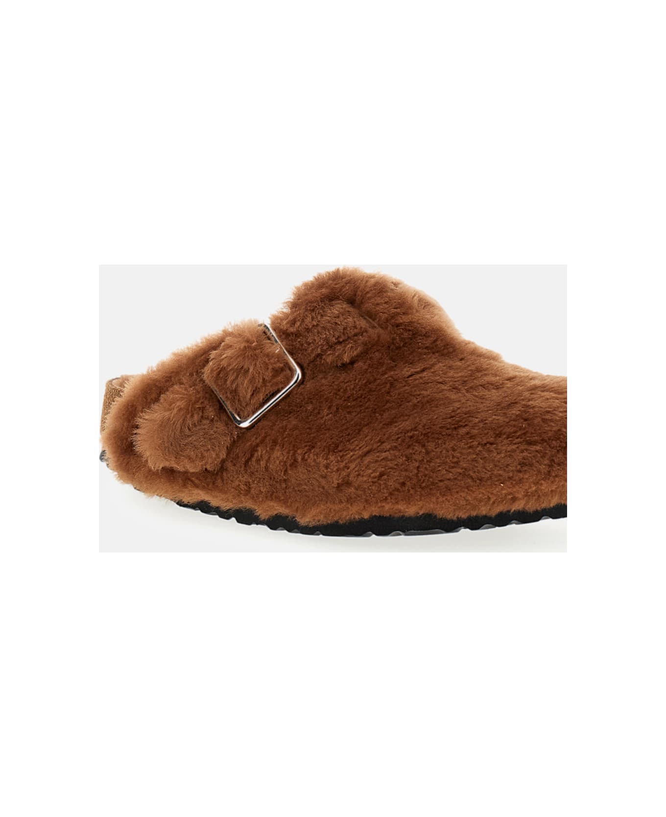 Birkenstock Becomes Berlin Boston Shearling 1774 - Brown サンダル