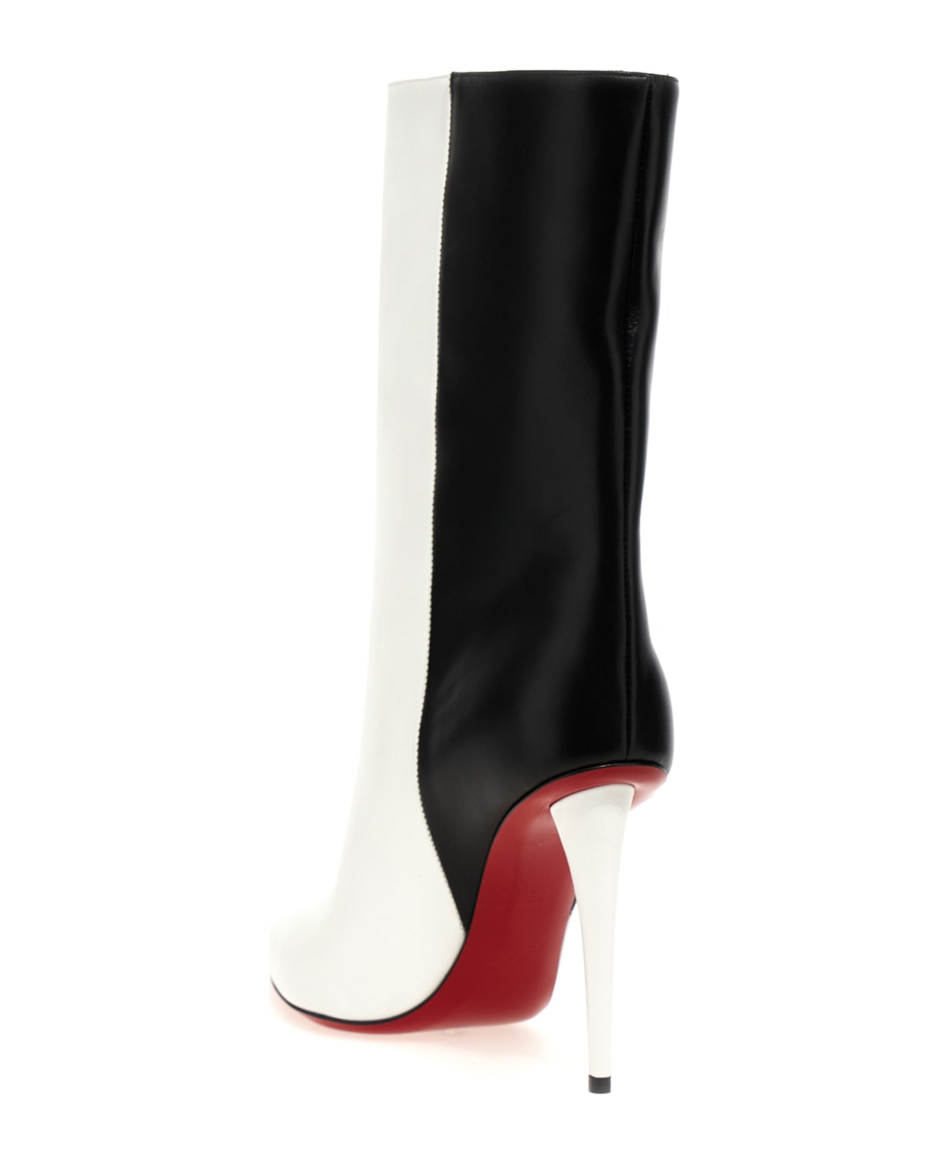 Christian Louboutin 'astrilarge' Ankle Boots - White/Black ブーツ
