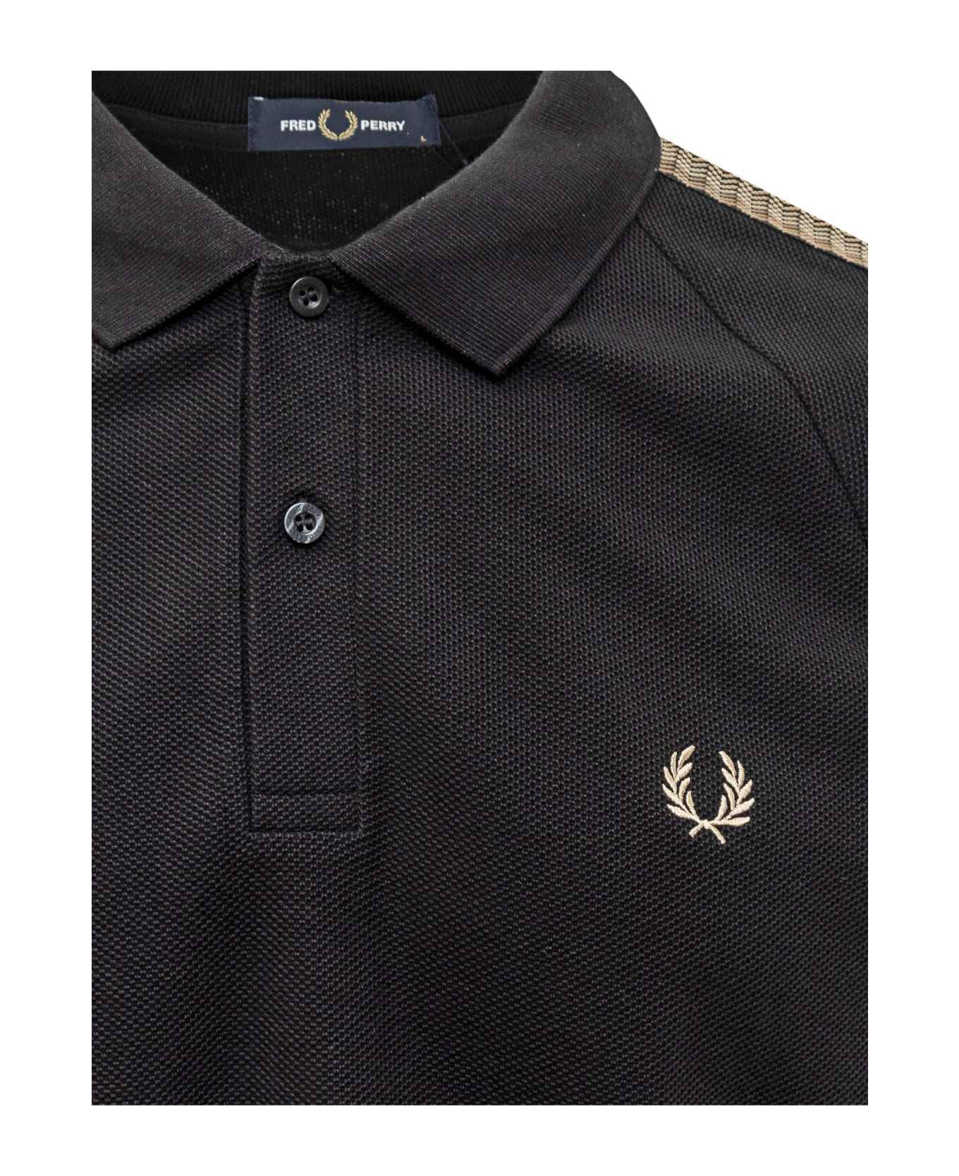 Fred Perry Honey Polo Shirt - BLACK ポロシャツ