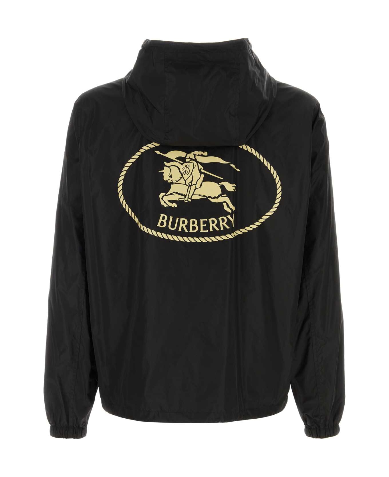 Burberry Black Polyester Jacket - BLACK