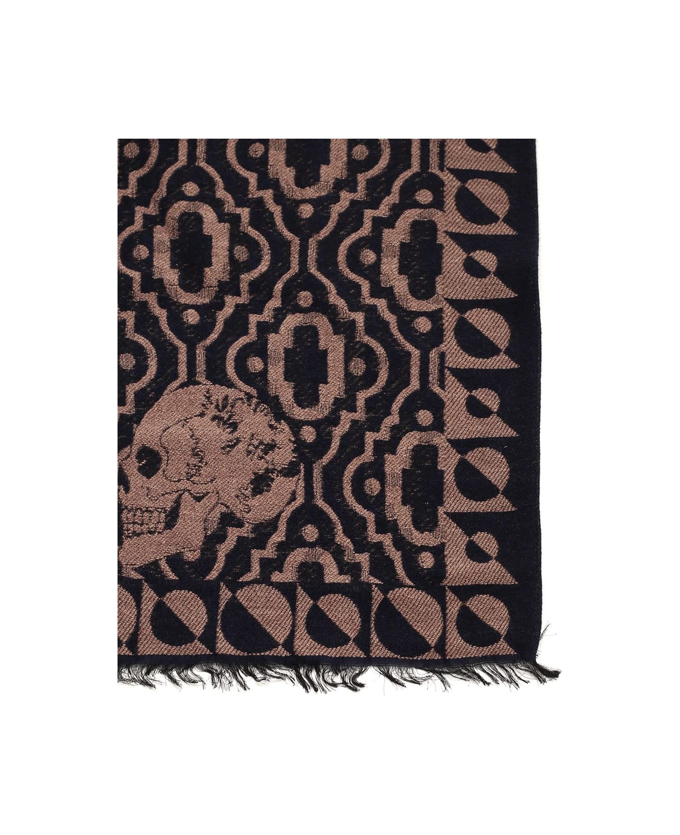 Gabriele Pasini Skull Scarf - Brown スカーフ