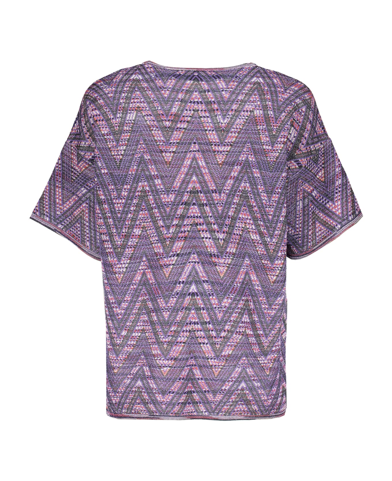 M Missoni Short Sleeve T-shirt - purple