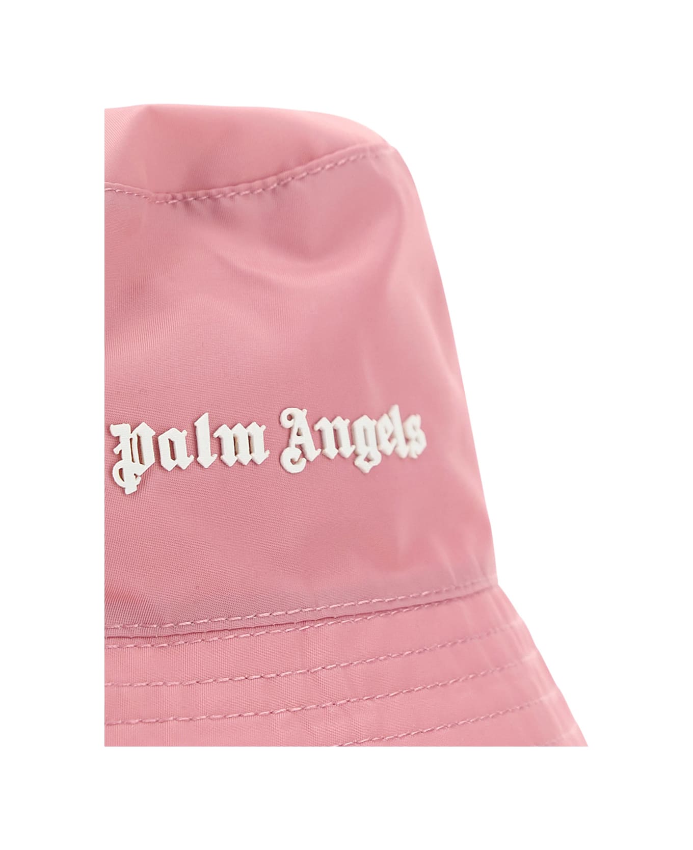 Palm Angels Bucket Hat With Logo - Pink