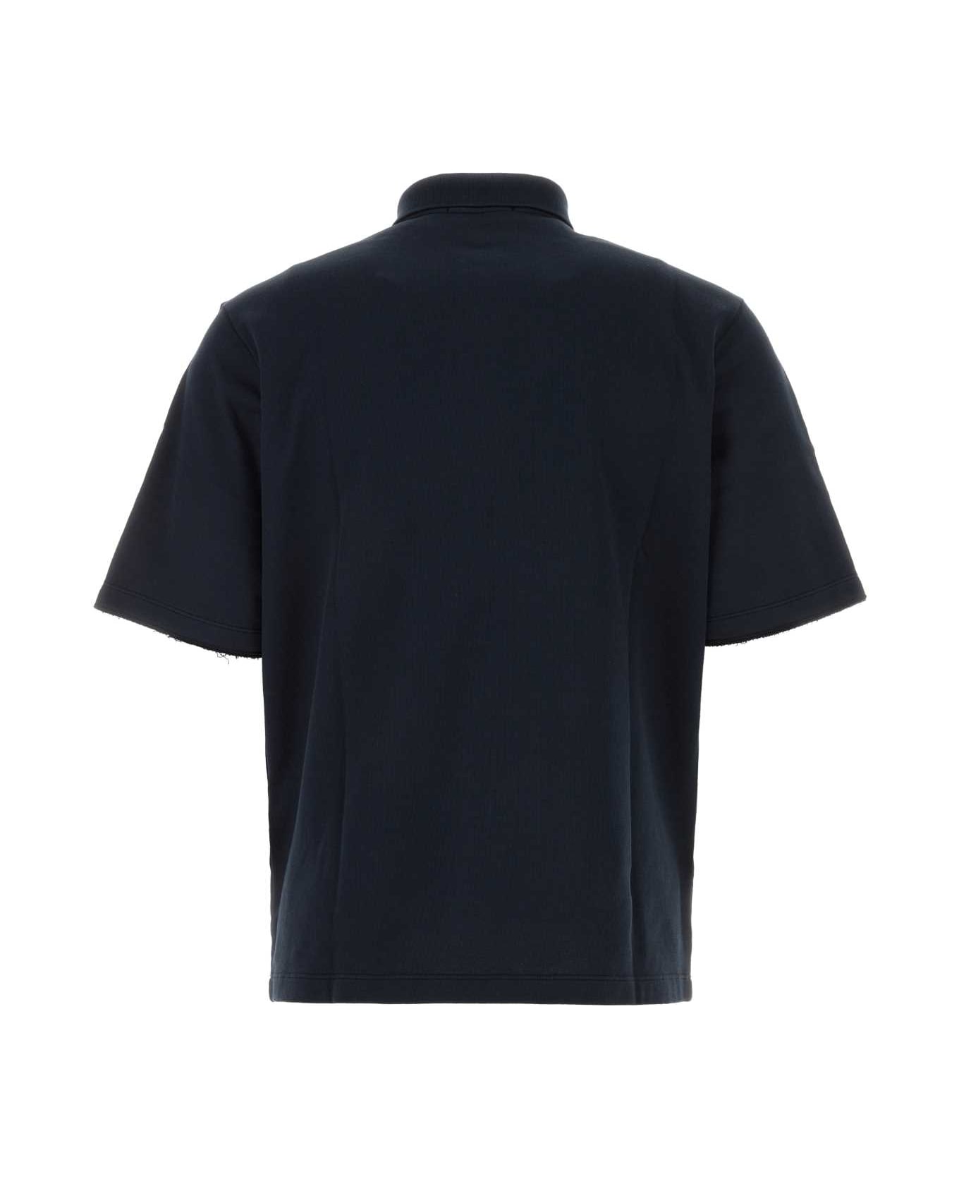 Stone Island Midnight Blue Cotton Polo Shirt - BLUE ポロシャツ