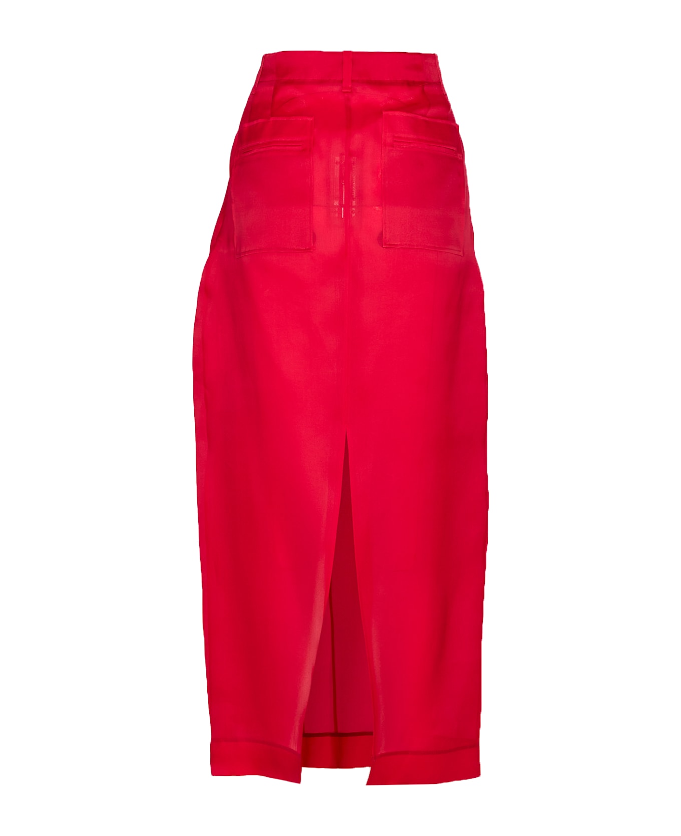 Khaite Lucian Skirt - Red