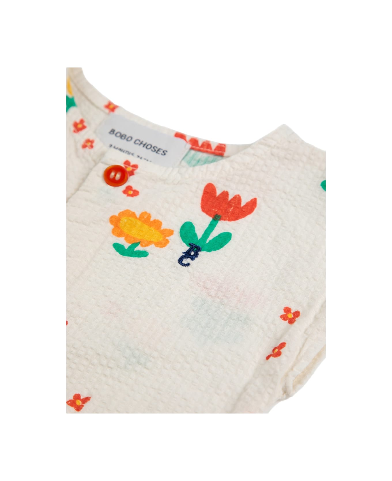 Bobo Choses "garden Party" Jumpsuit - IVORY