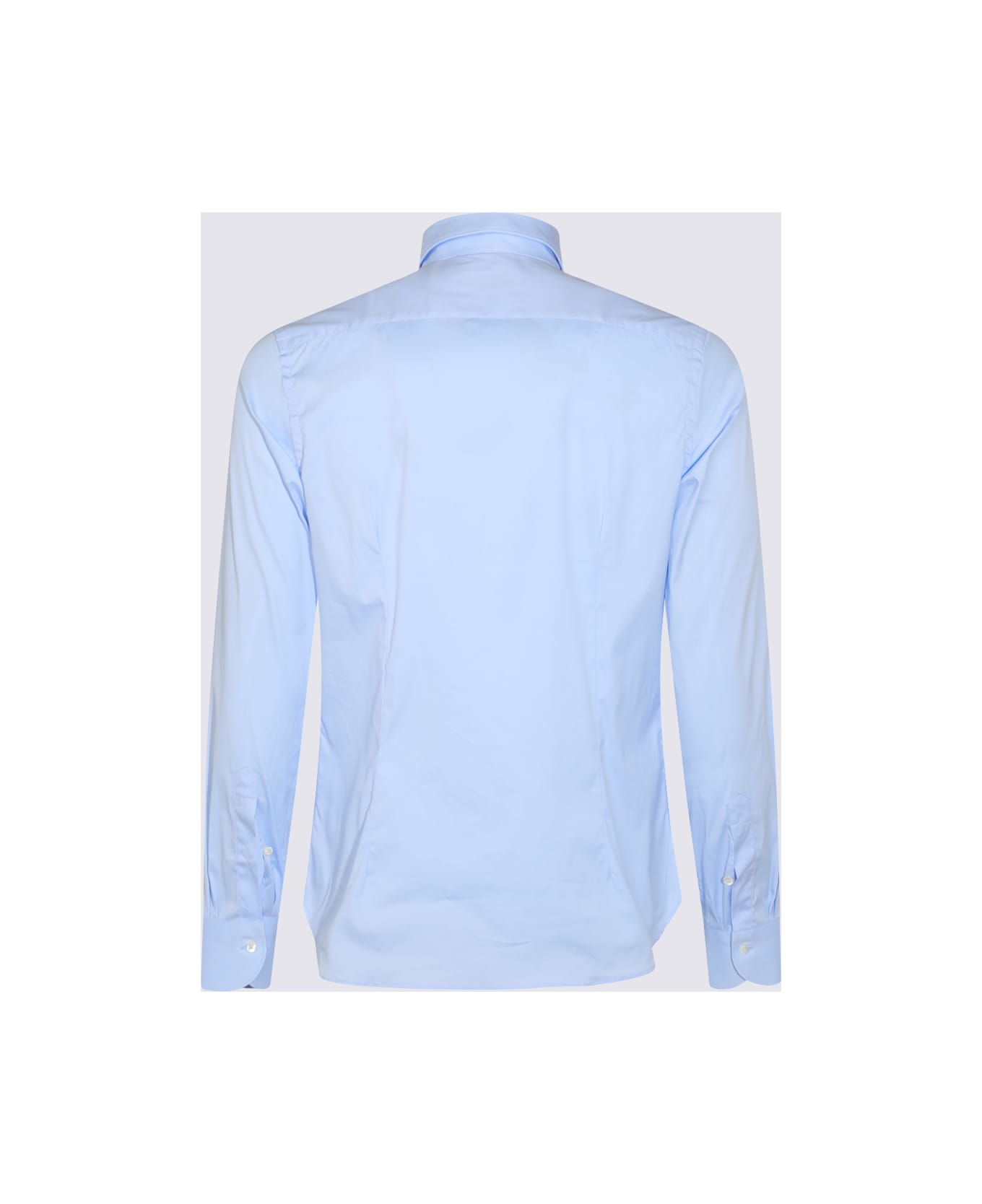 Canali Light Blue Cotton Shirt